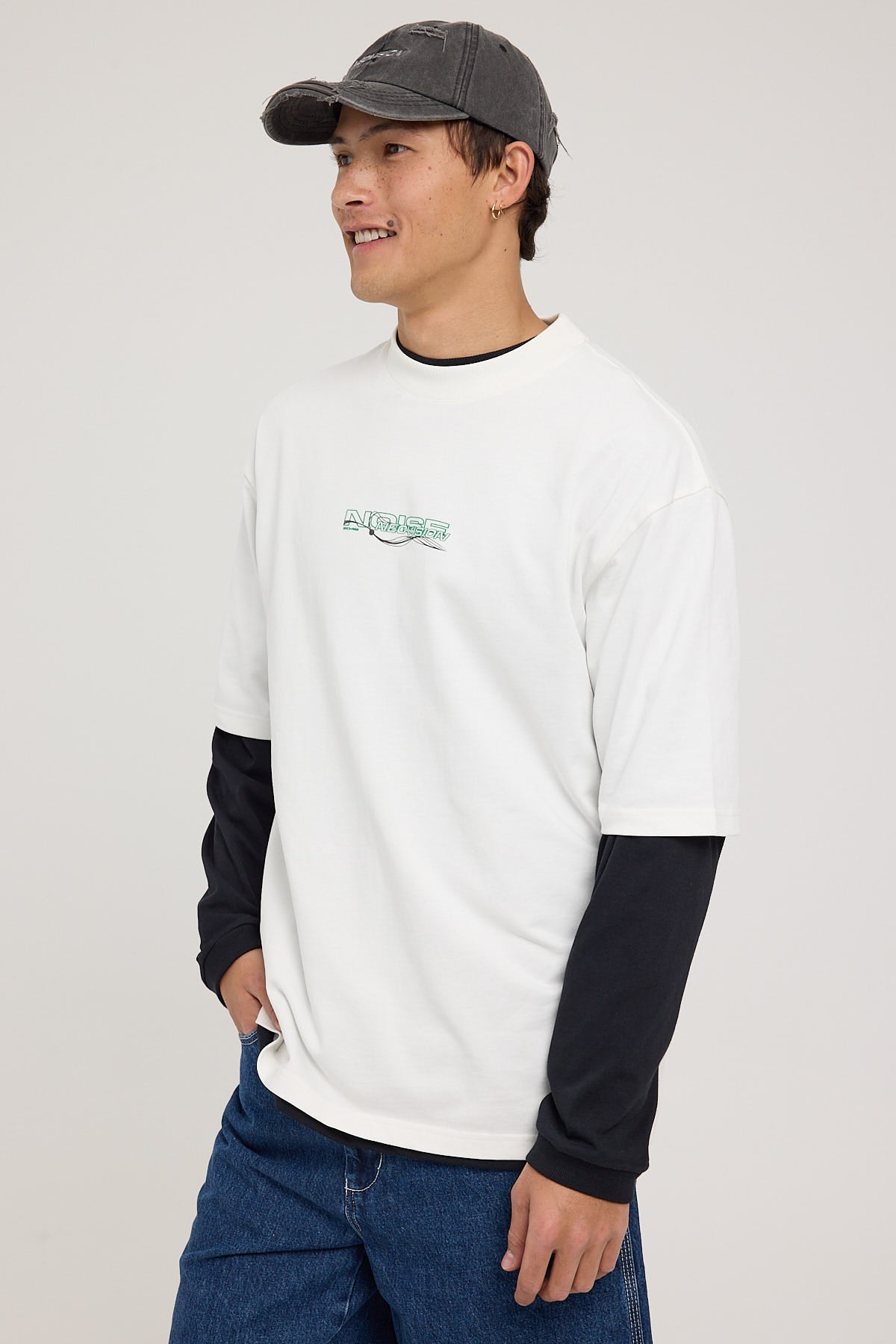 Neovision Noise Industries Street Super Heavy Tee White