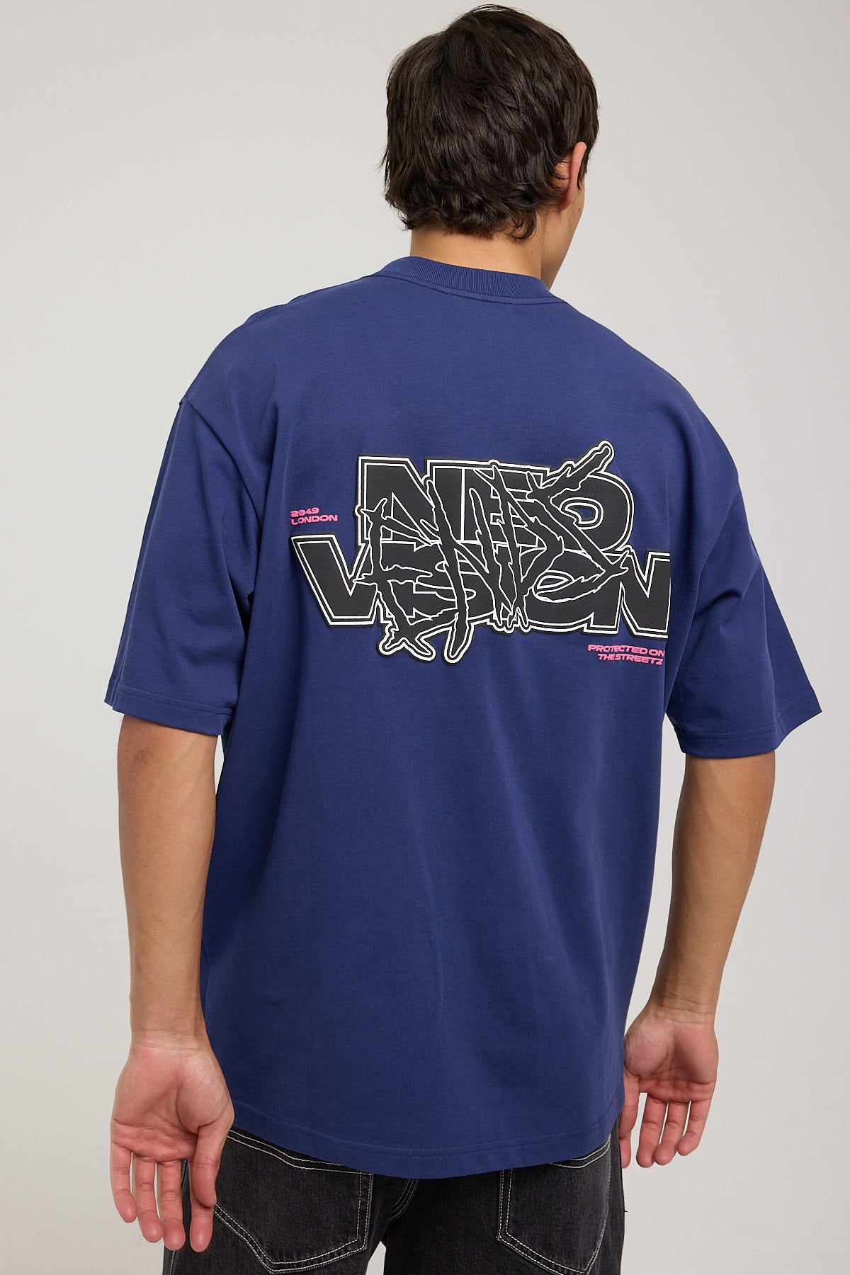 Neovision Static Oversize Super Heavy Tee Bright Navy