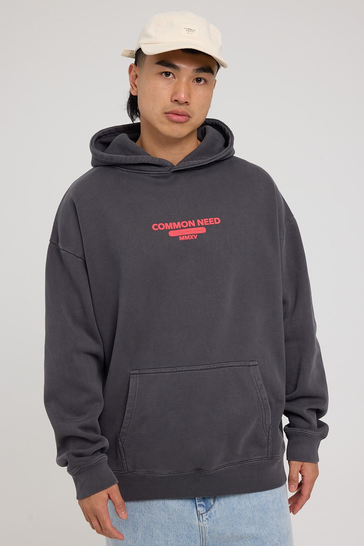 Common Need Immortal Hoodie Washed Black