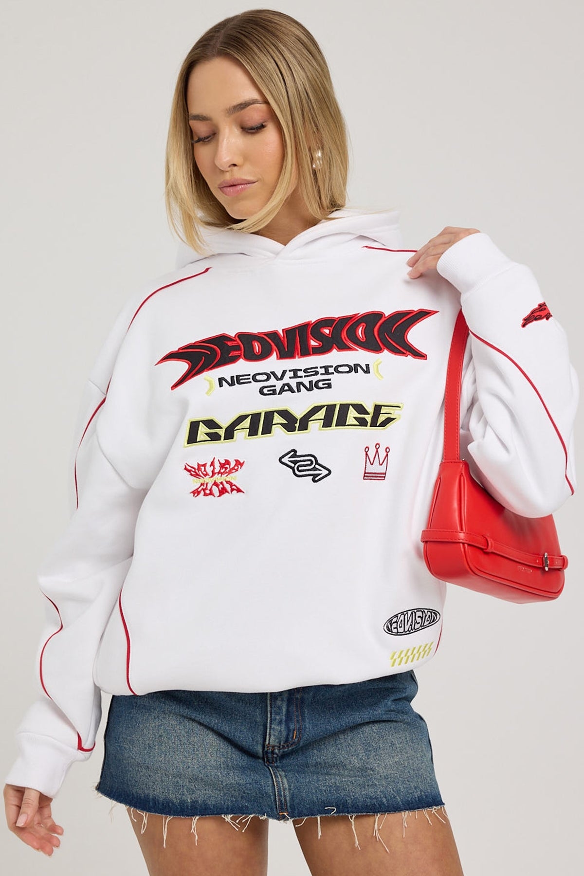 Neovision Craze Street Hoodie White