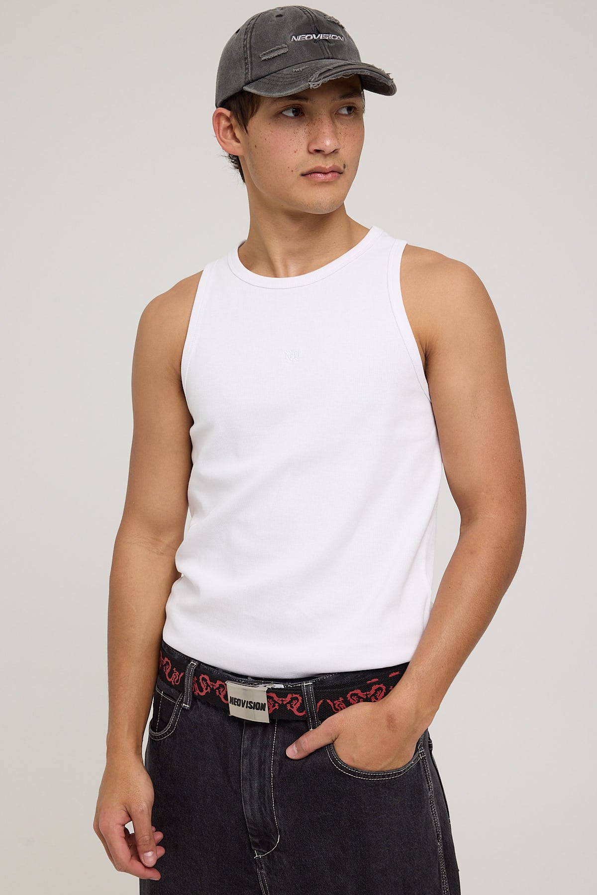 Neovision Restricted Singlet Tank White