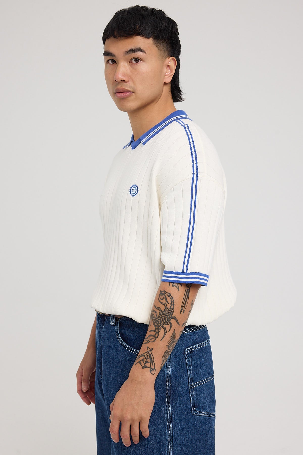 Common Need Sterling Knit Soccer Jersey White
