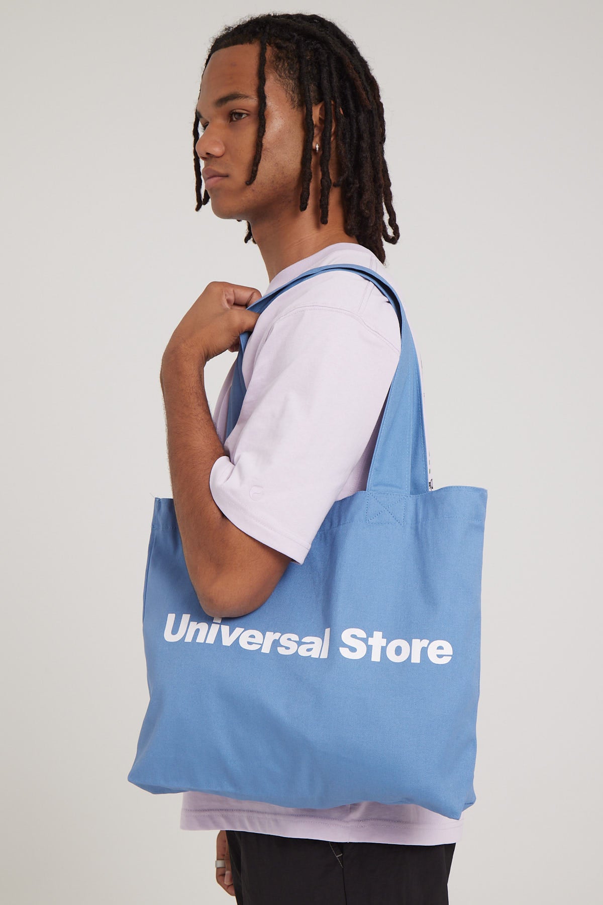 Universal Store Small Recycled Tote Stone Blue