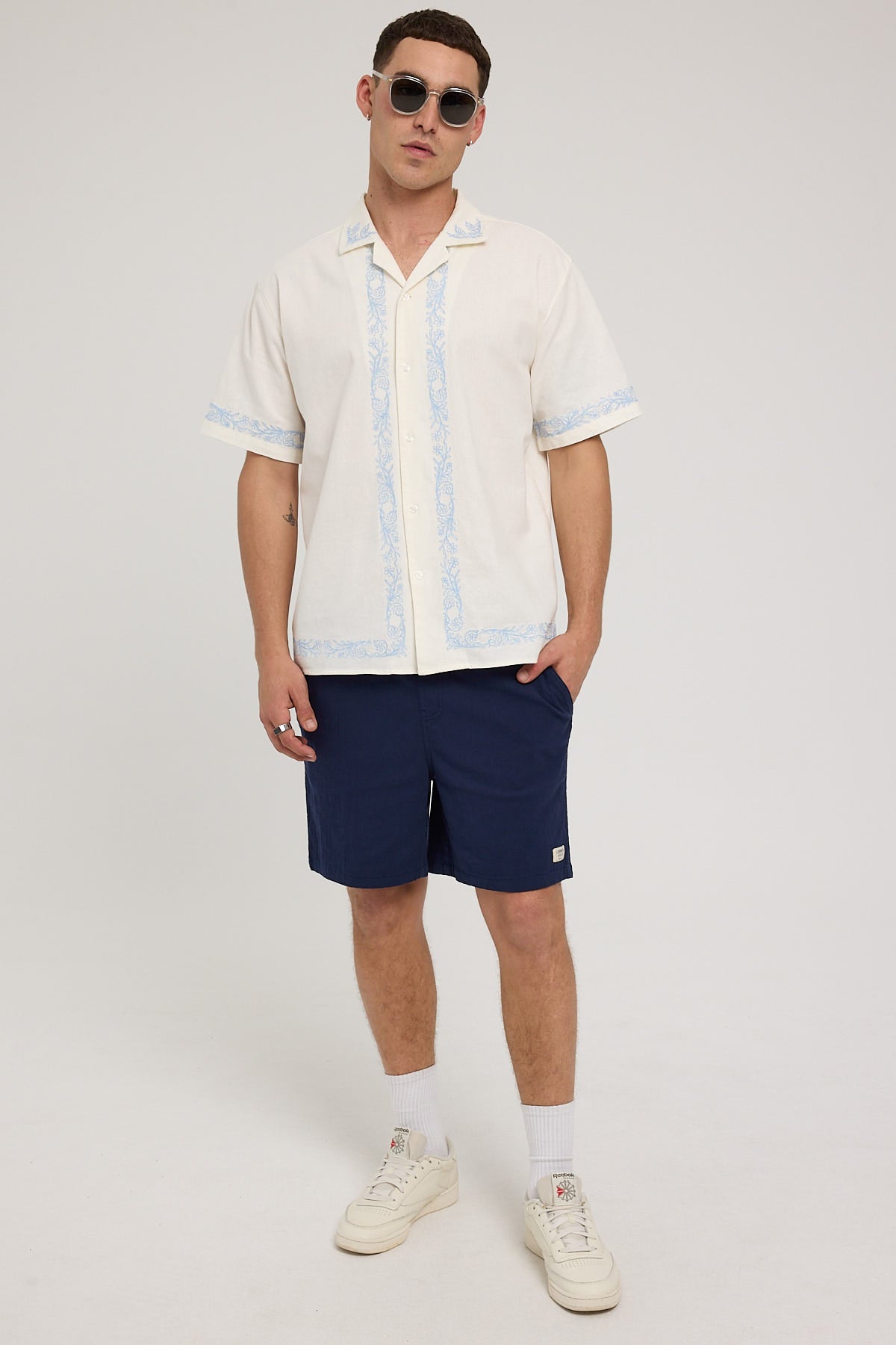 Common Need Organic Cotton Essential Short Navy