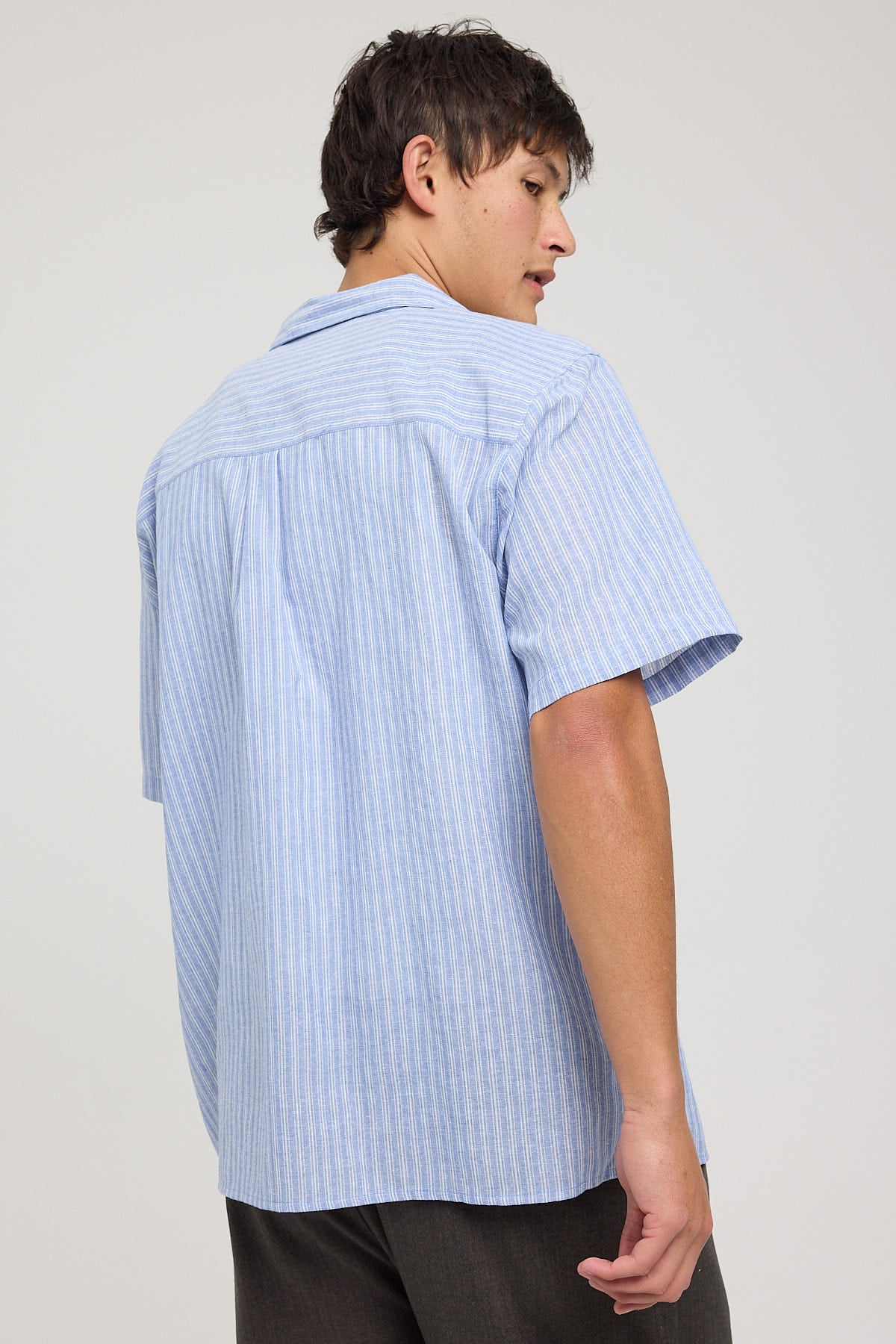 Common Need Avenue Resort Shirt Blue Stripe