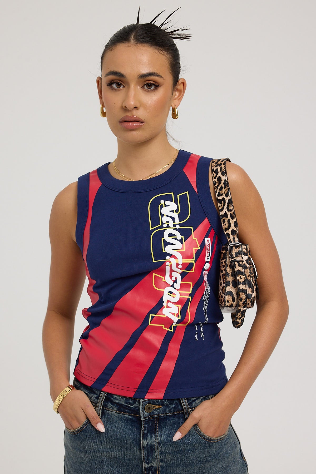 Neovision Teleport Jersey Tank Blue/Red