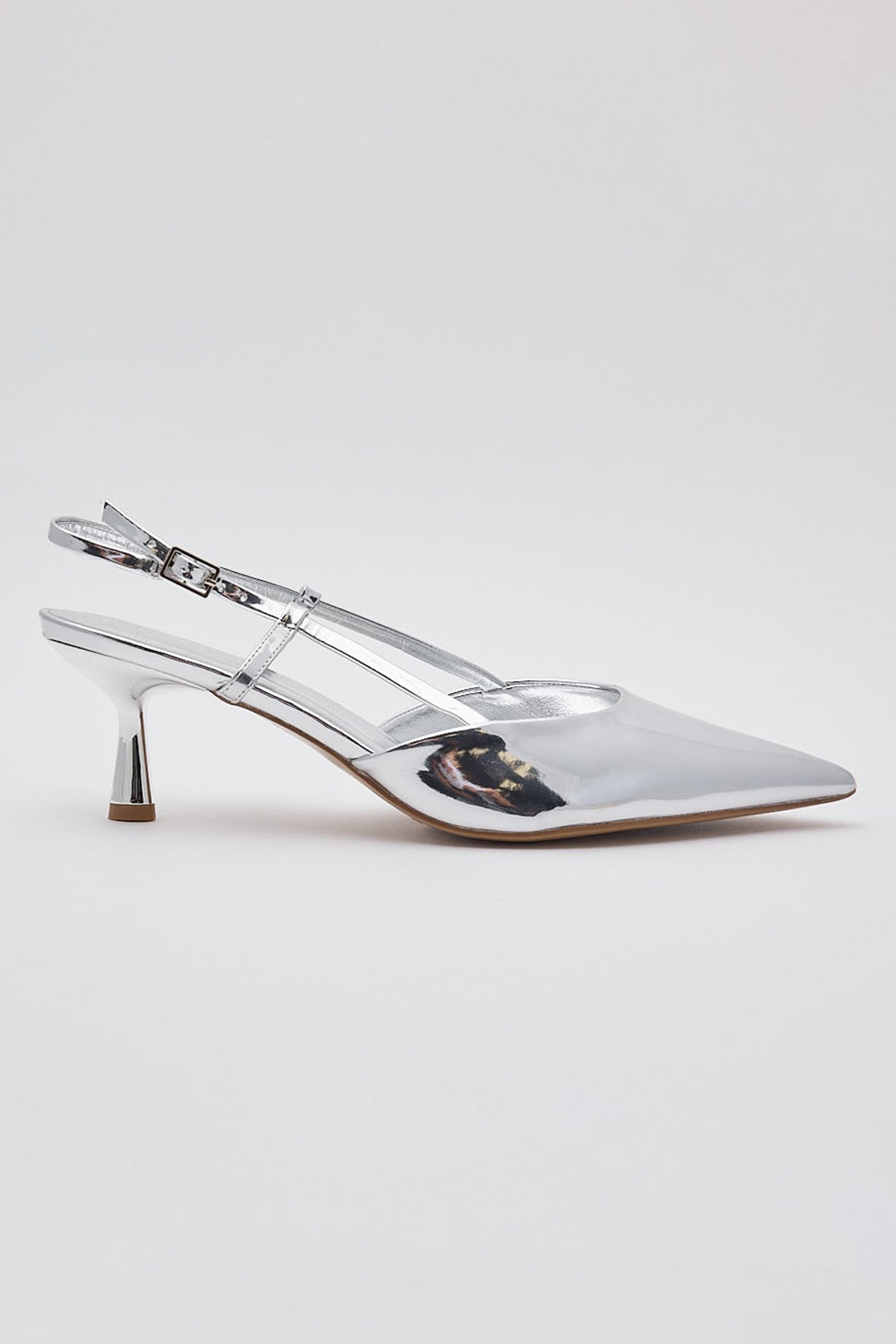 Billini Kyrie Heel Silver Chrome