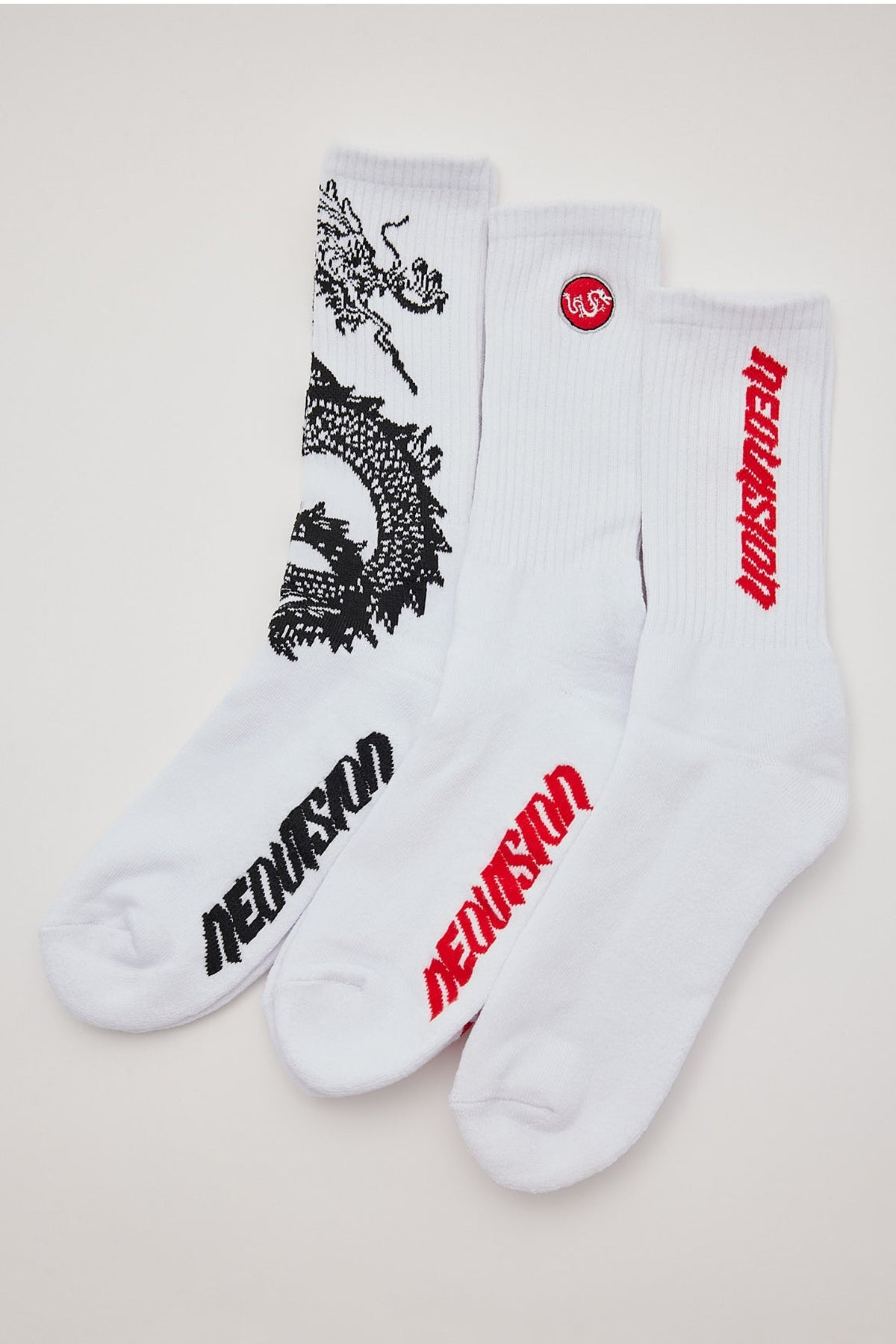 Neovision Warrior Sock 3 Pack White