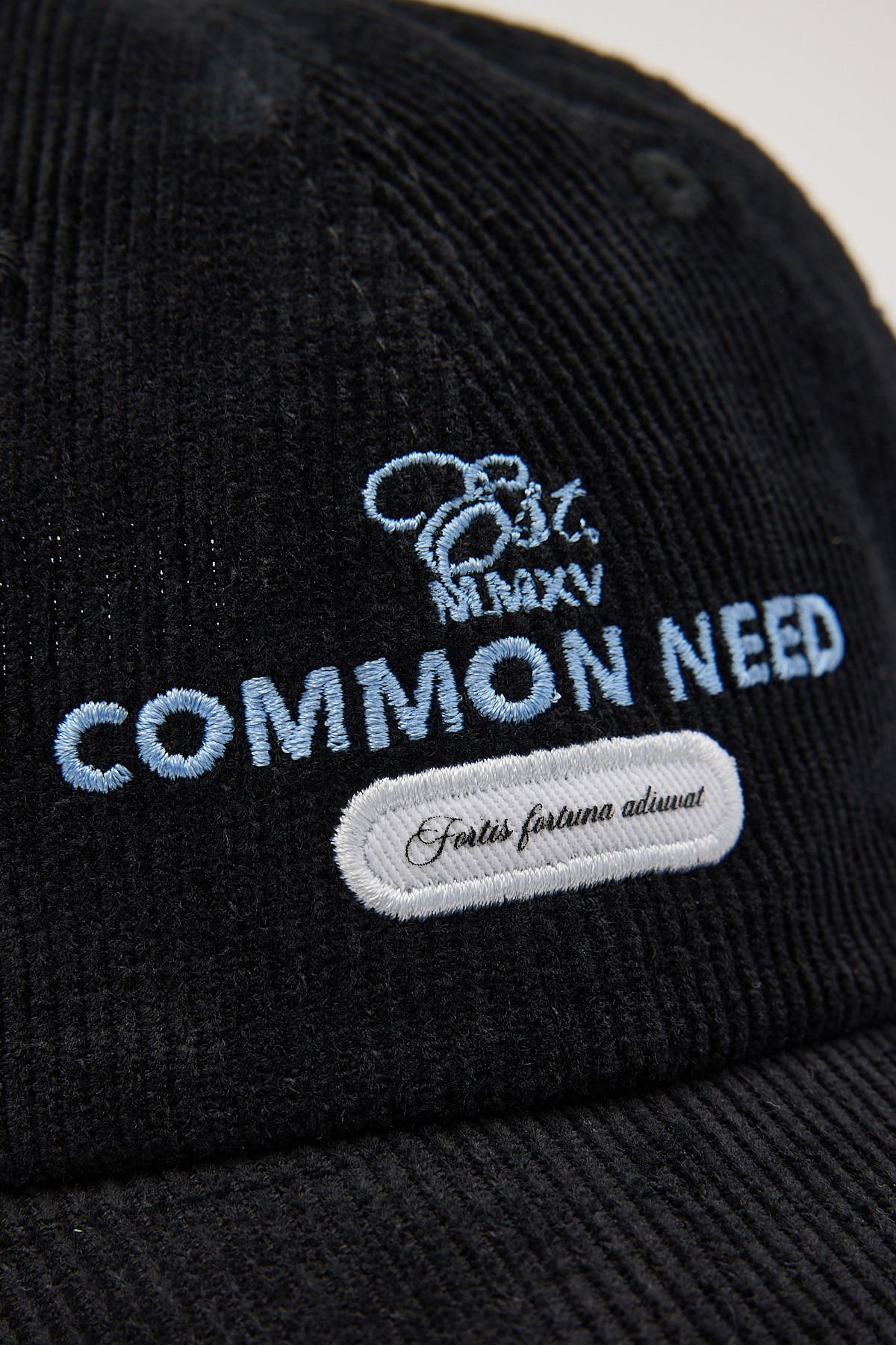 Common Need Immortal Cord Skate Cap Black