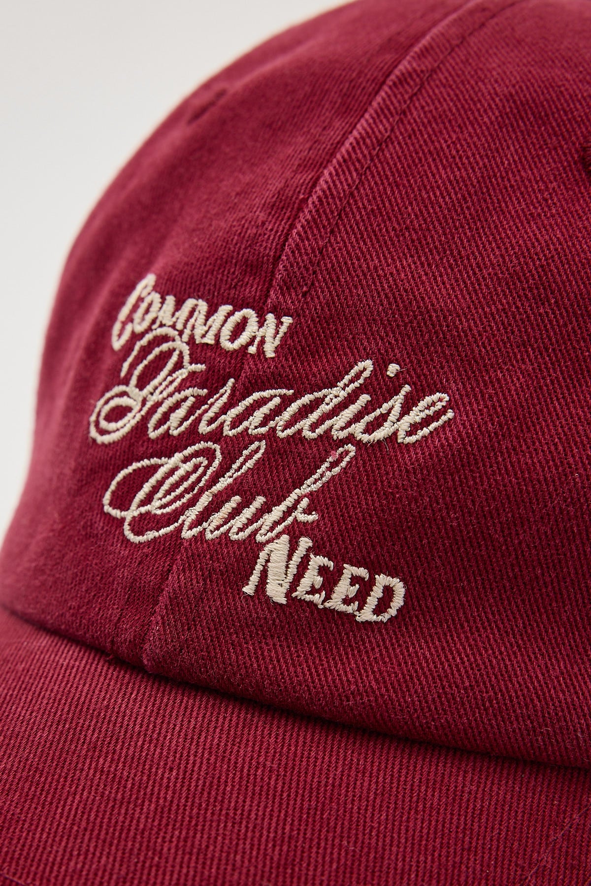 Common Need Elysian Dad Cap Bordeaux