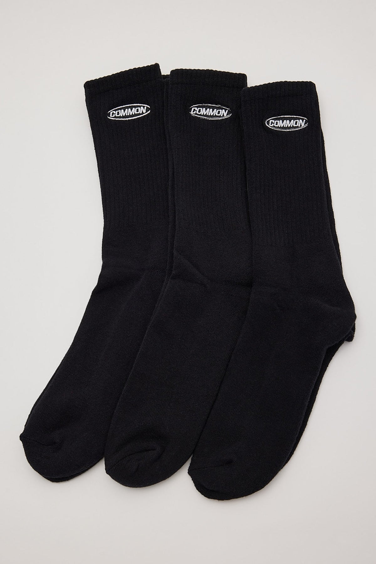 Common Need Orbit Sock 3 Pack Black