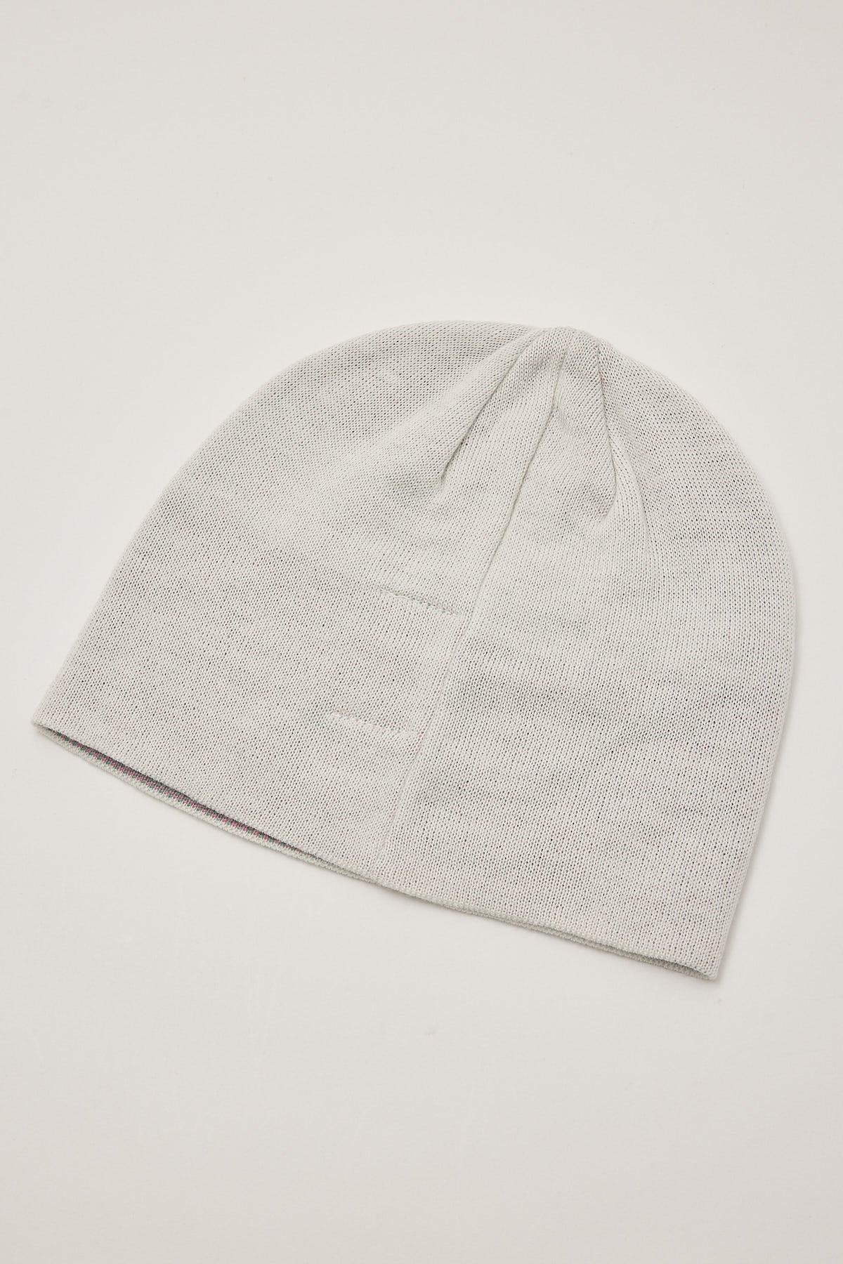 Common Need Vinyl Skull Cap Beanie Ecru