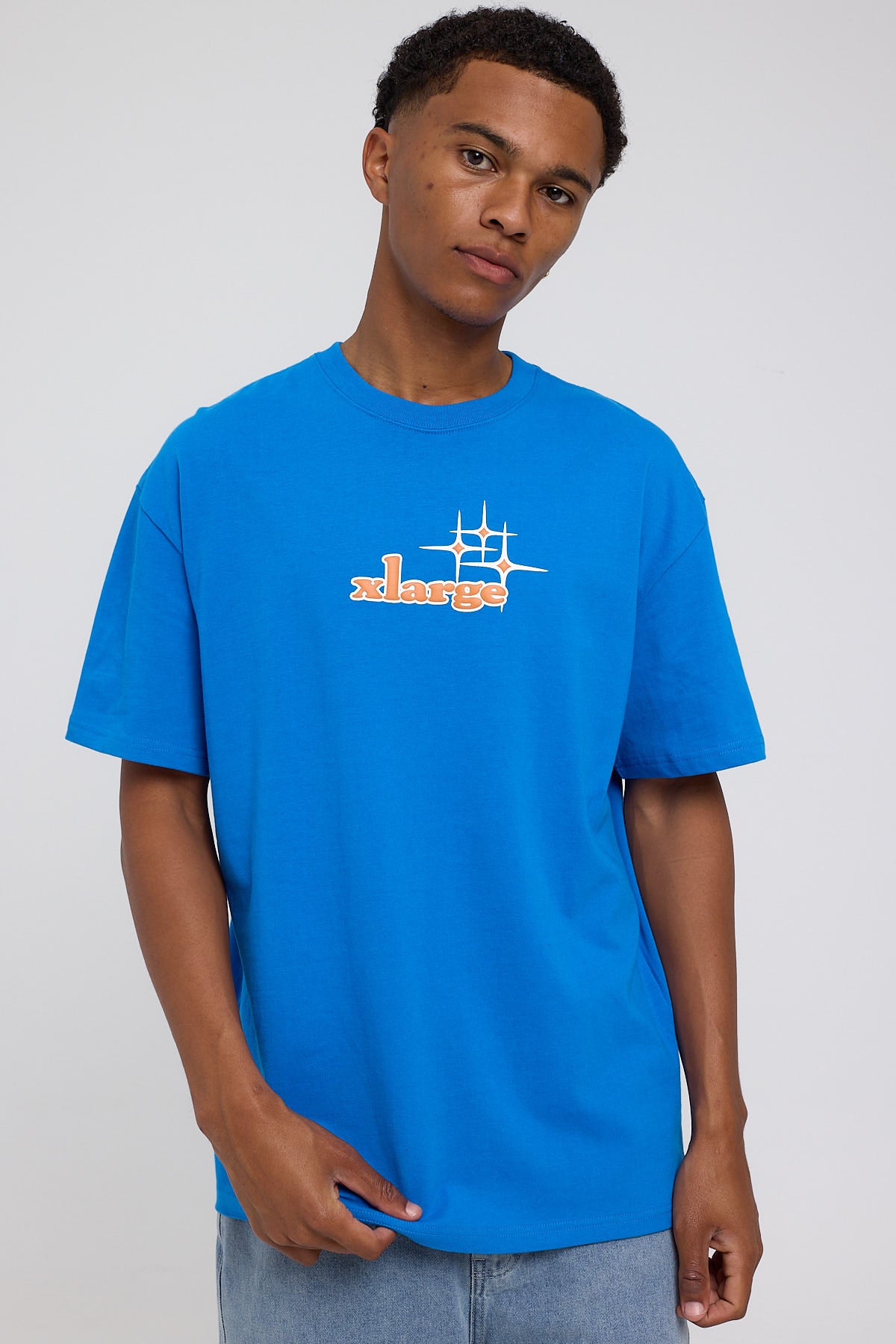 Xlarge Jewel Case SS Tee Bright Blue