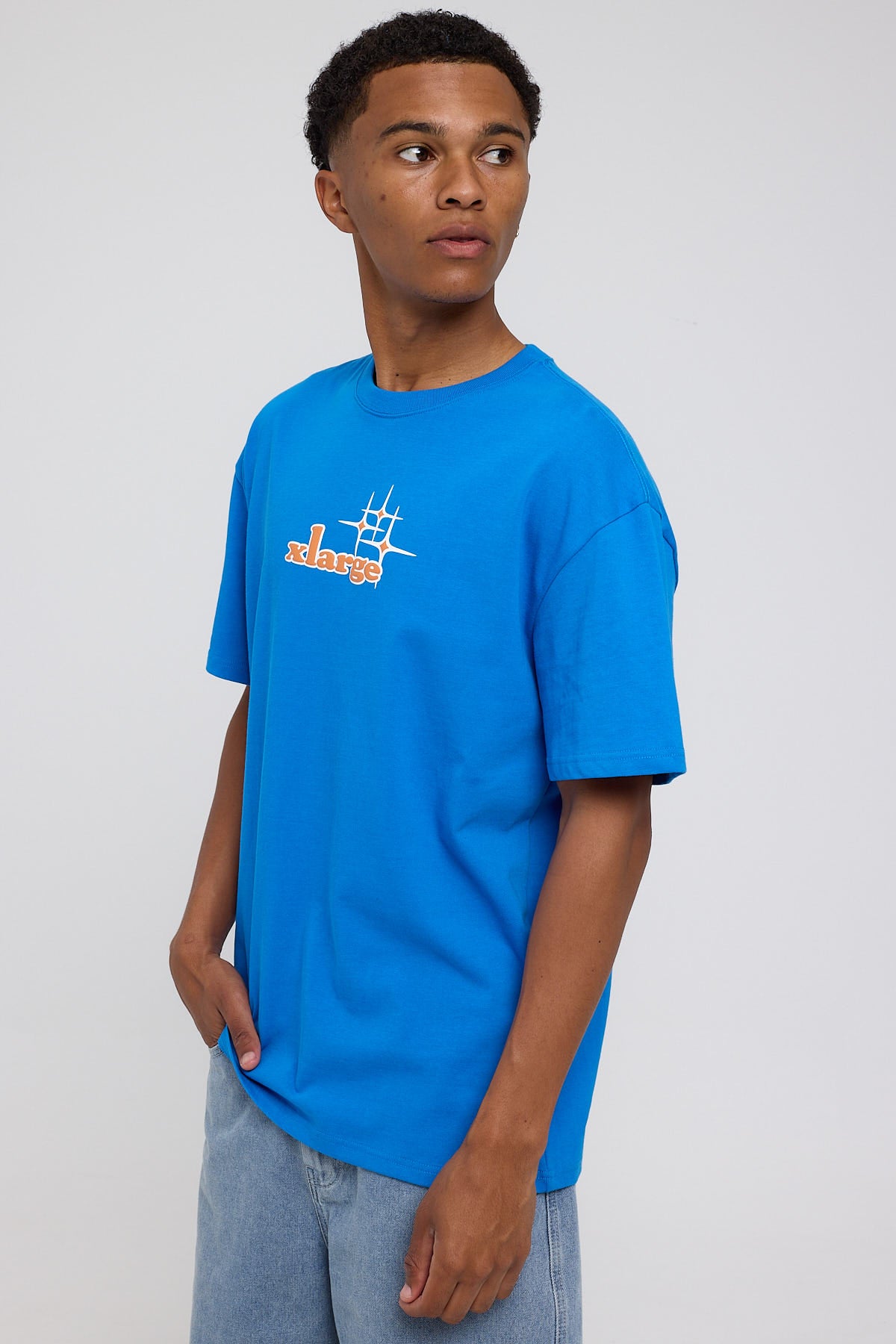 Xlarge Jewel Case SS Tee Bright Blue