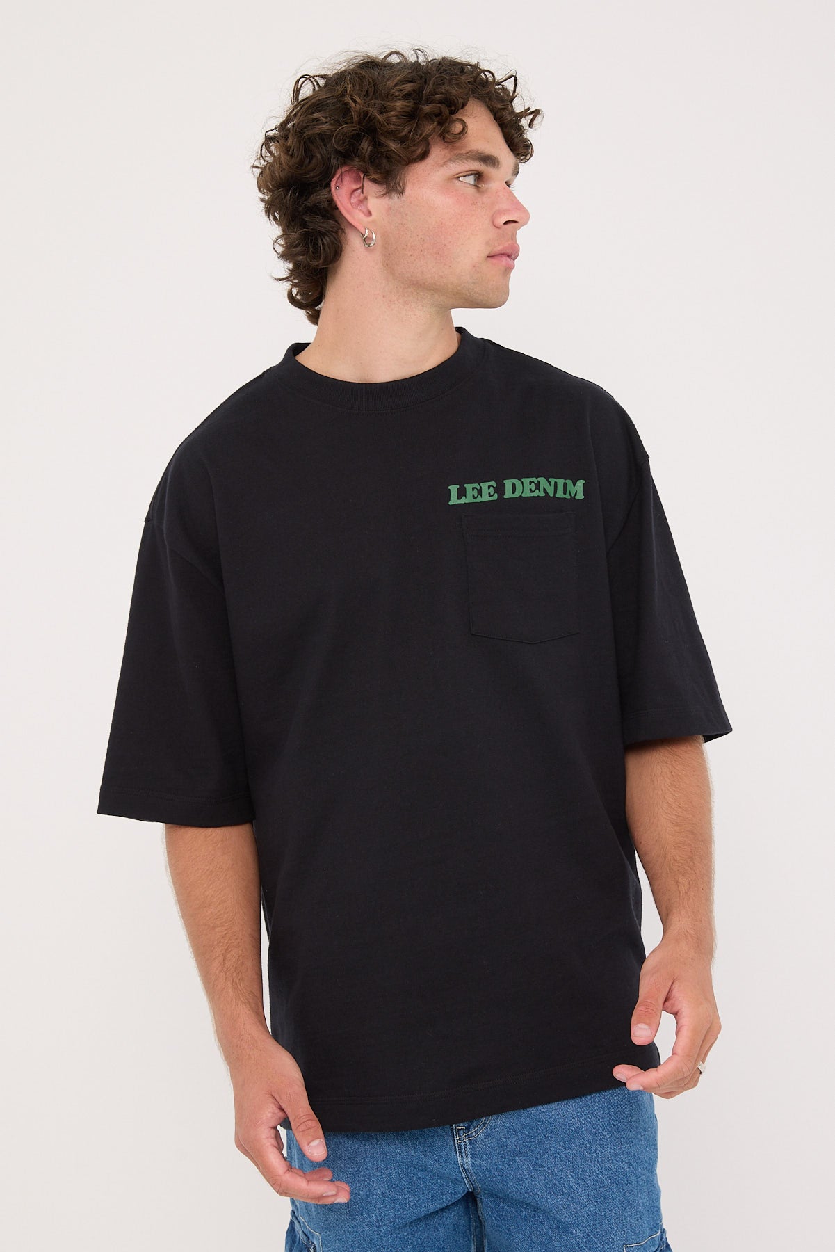 Lee Box Cutter Pocket Tee Black