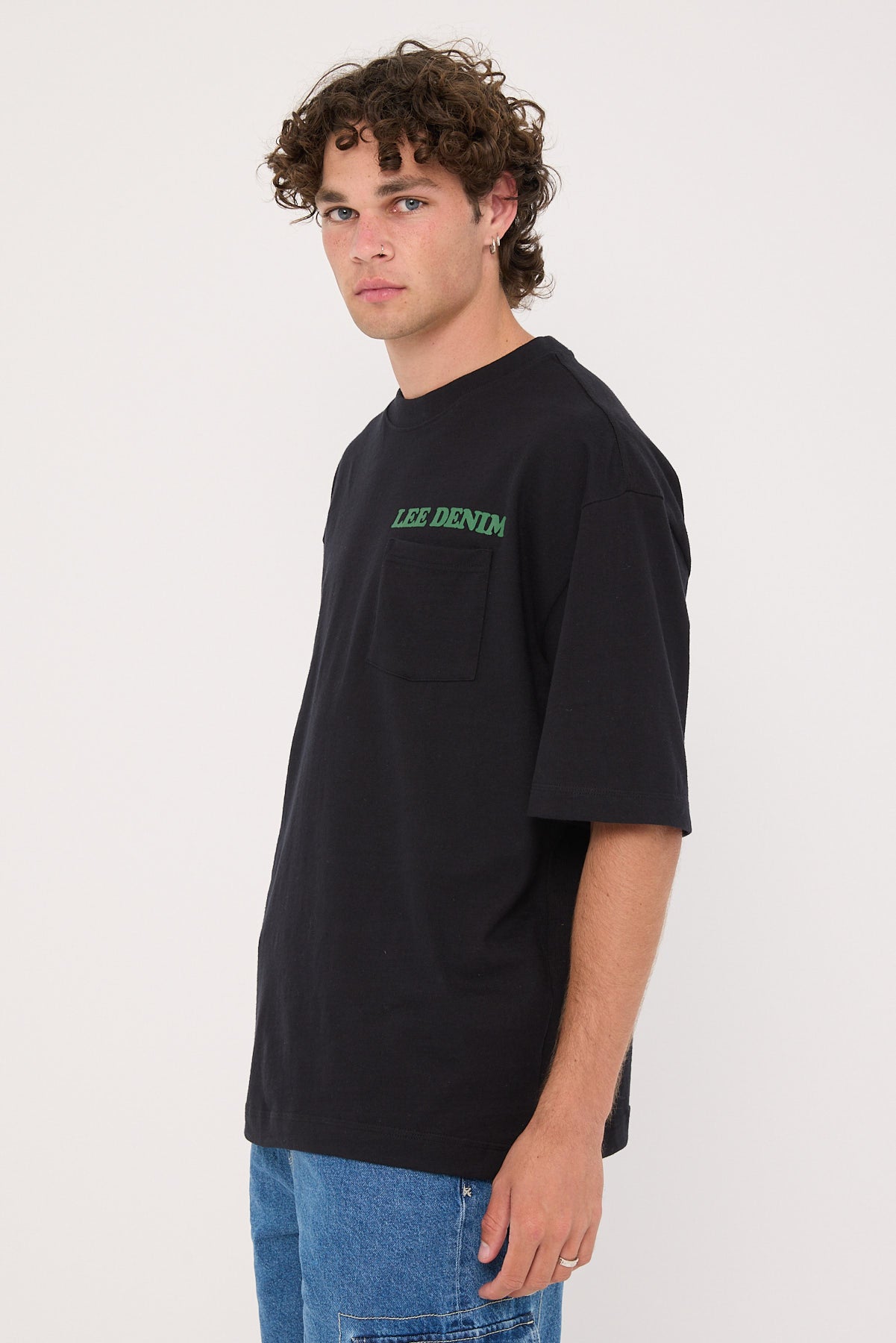 Lee Box Cutter Pocket Tee Black