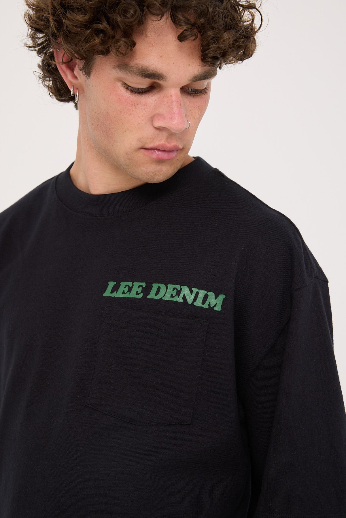 Lee Box Cutter Pocket Tee Black