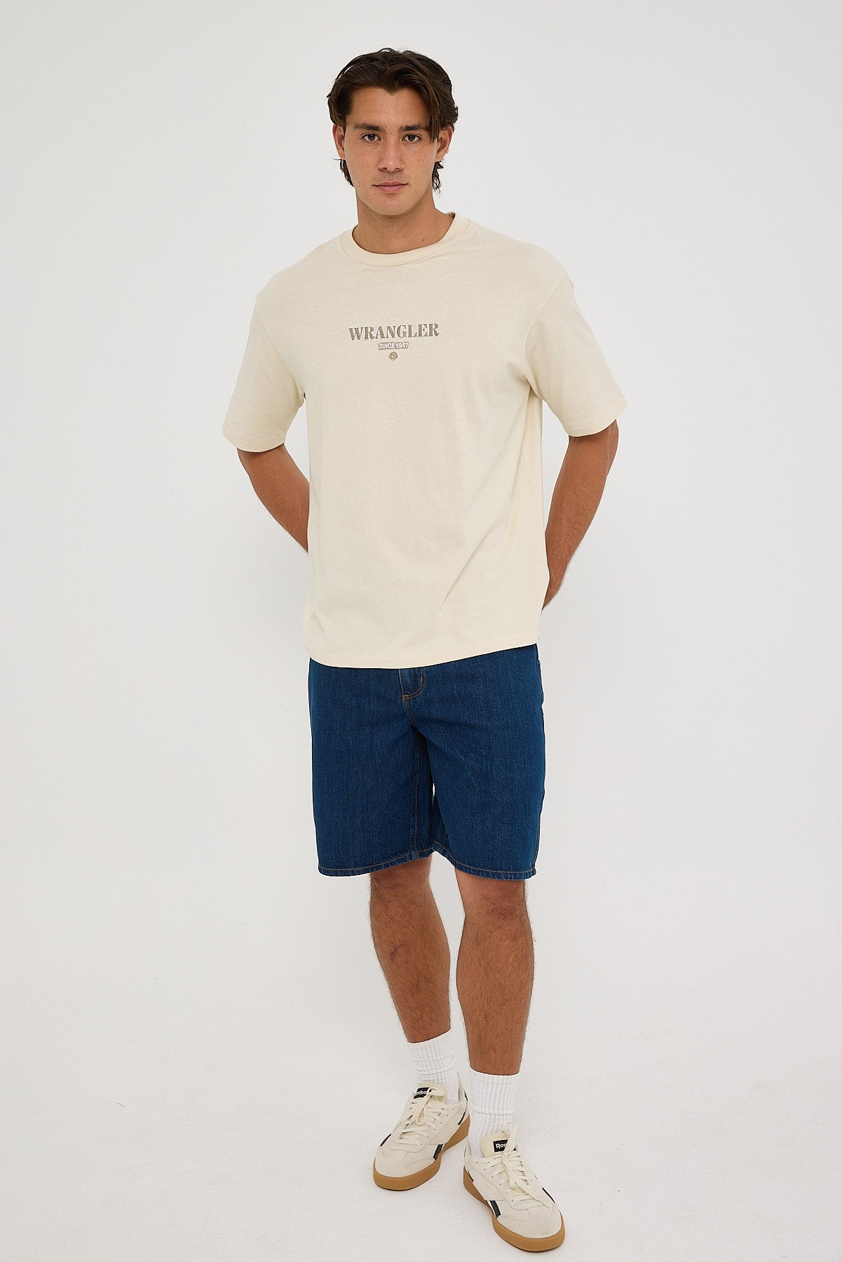 Wrangler Parlour Slacker Tee Ecru