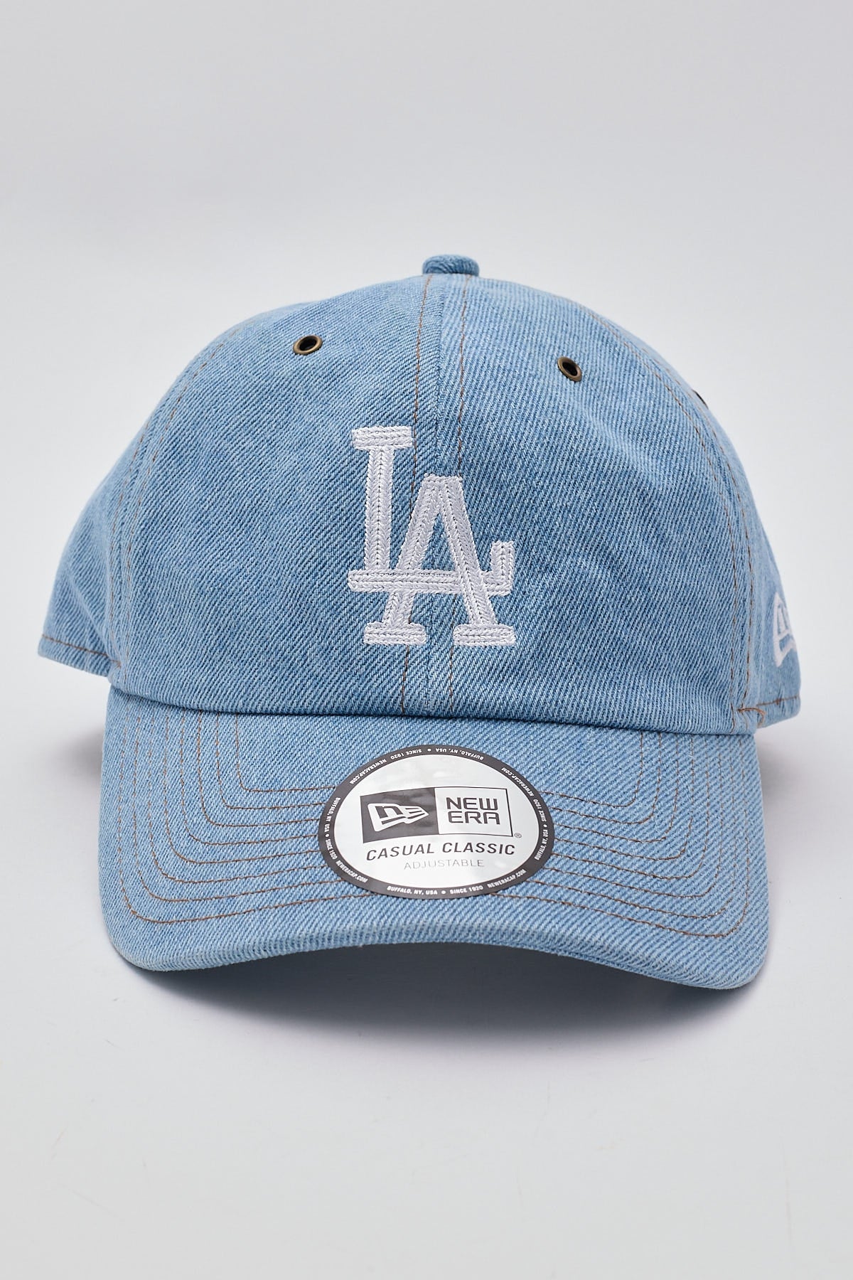 New Era Casual Classic Cap LA Dodgers Washed Denim