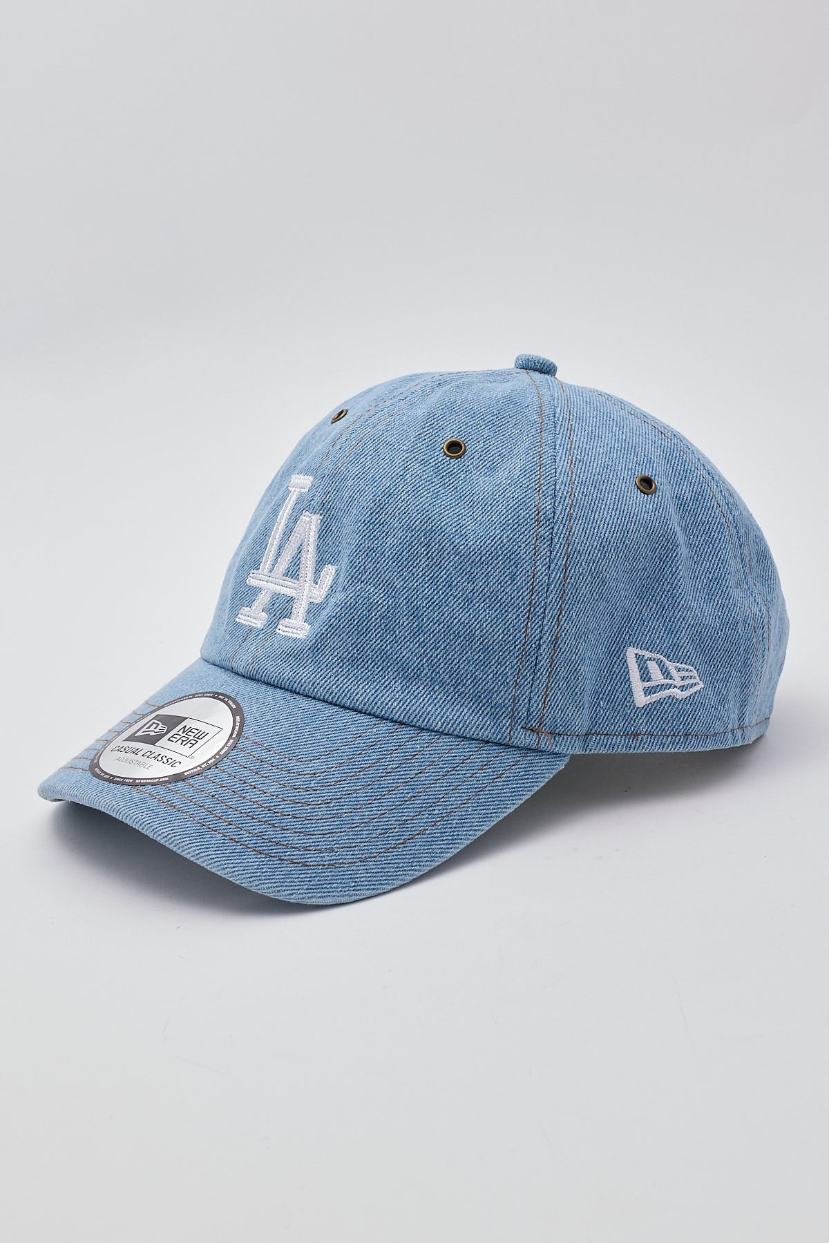 New Era Casual Classic Cap LA Dodgers Washed Denim