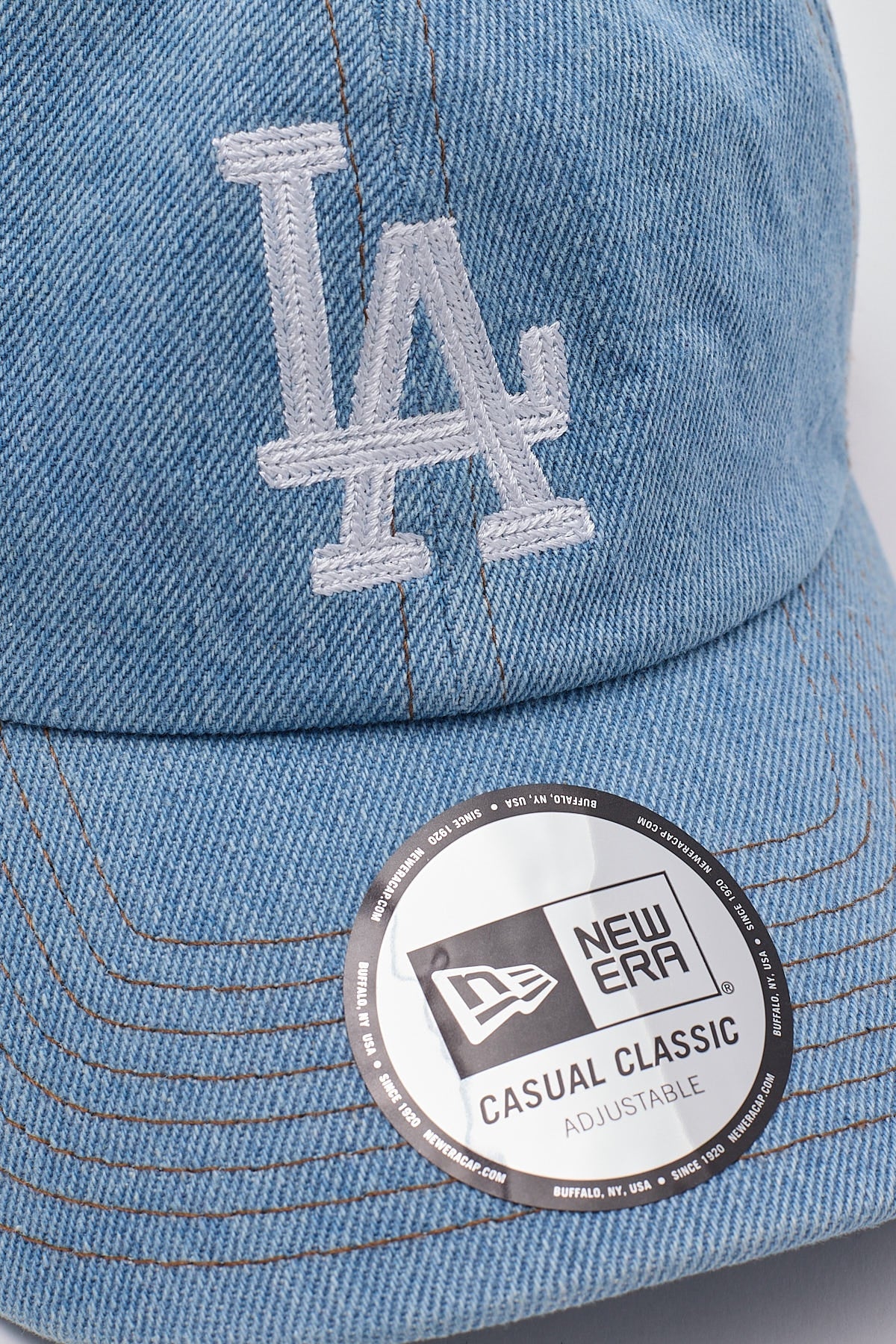 New Era Casual Classic Cap LA Dodgers Washed Denim