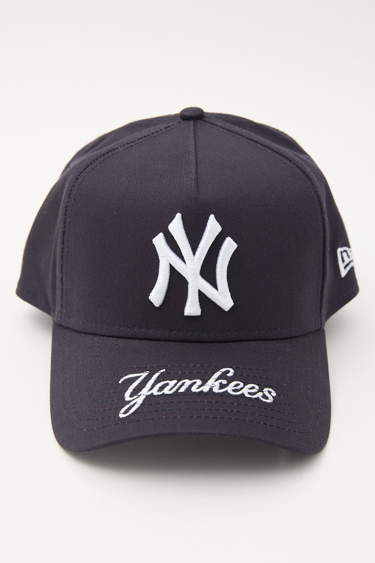 New Era 9Forty A-Frame Team Visor Hat NY Yankees Navy OTC