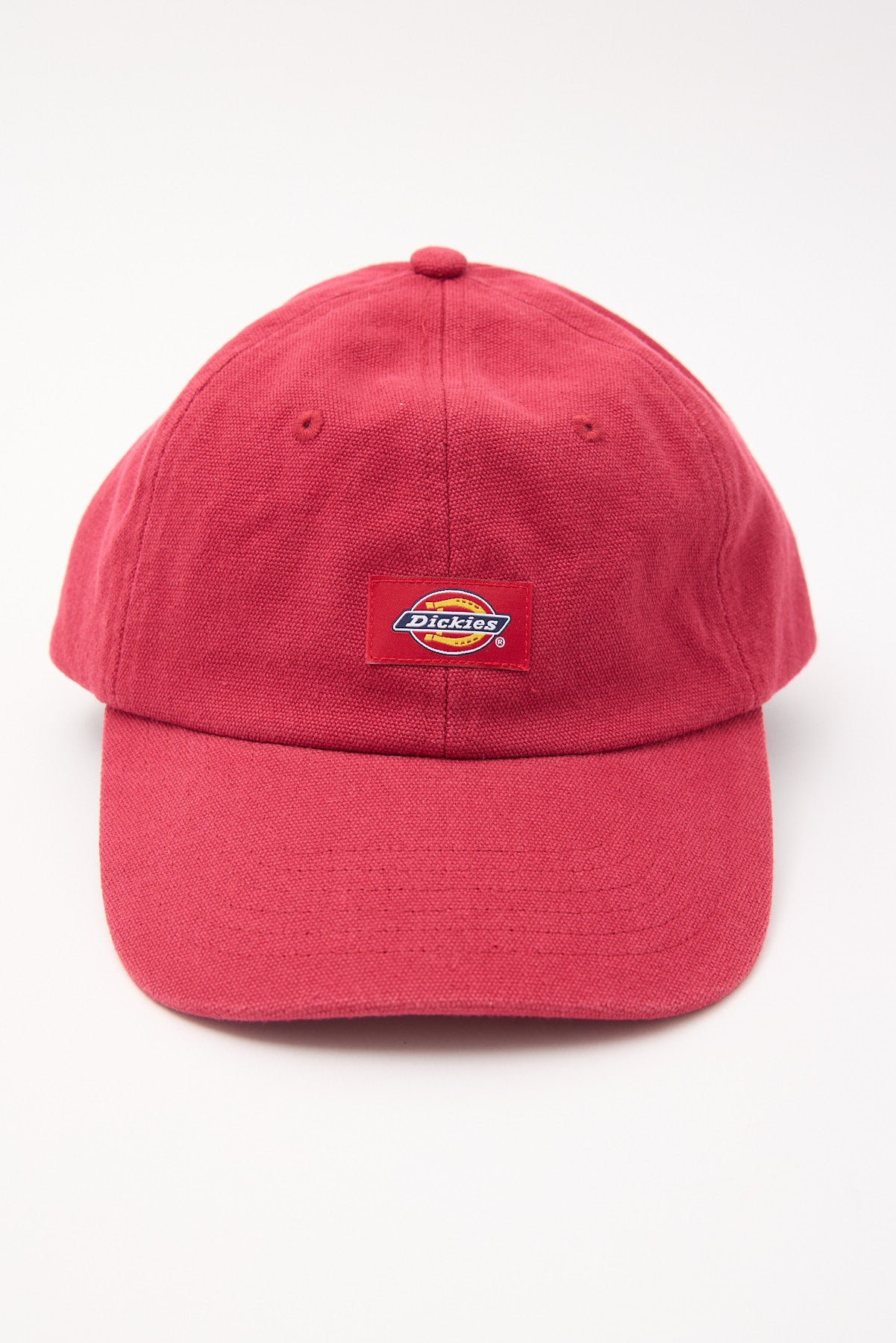 Dickies Women's Fit Classic Label Canvas Cap Washed Red