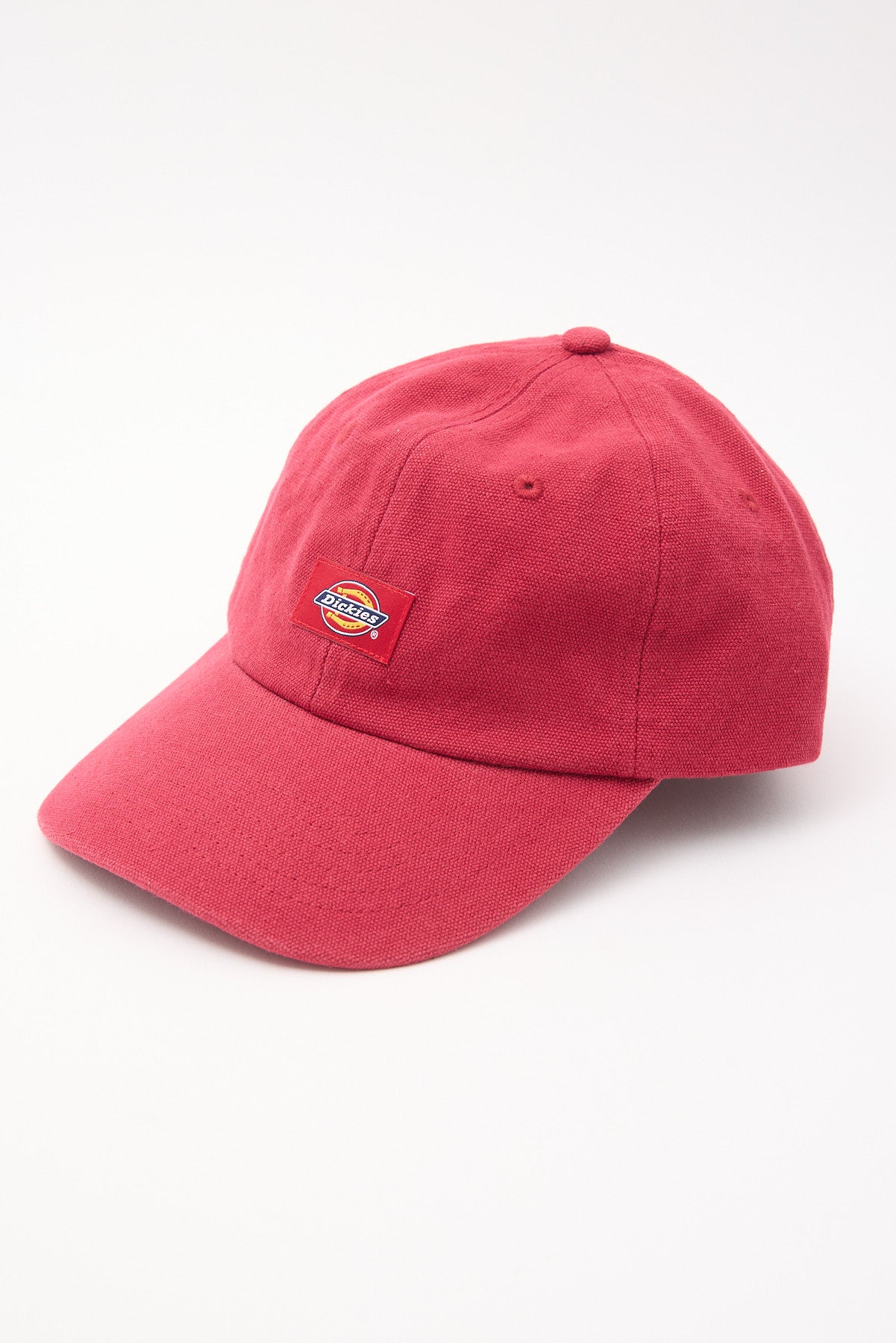 Dickies Women's Fit Classic Label Canvas Cap Washed Red