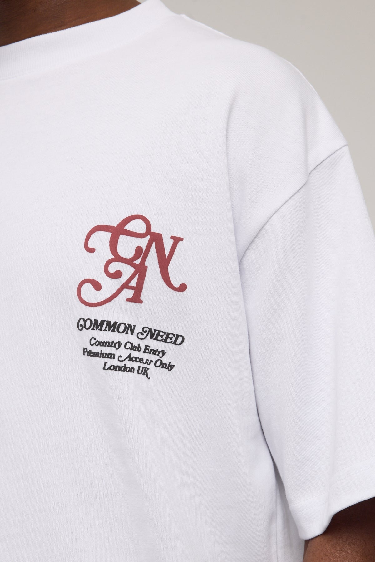 Common Need Heirloom Heavyweight Easy Tee White