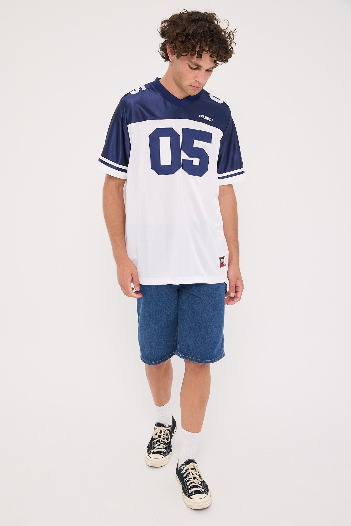 Fubu Fbnumber03 Football Tricot White/Navy