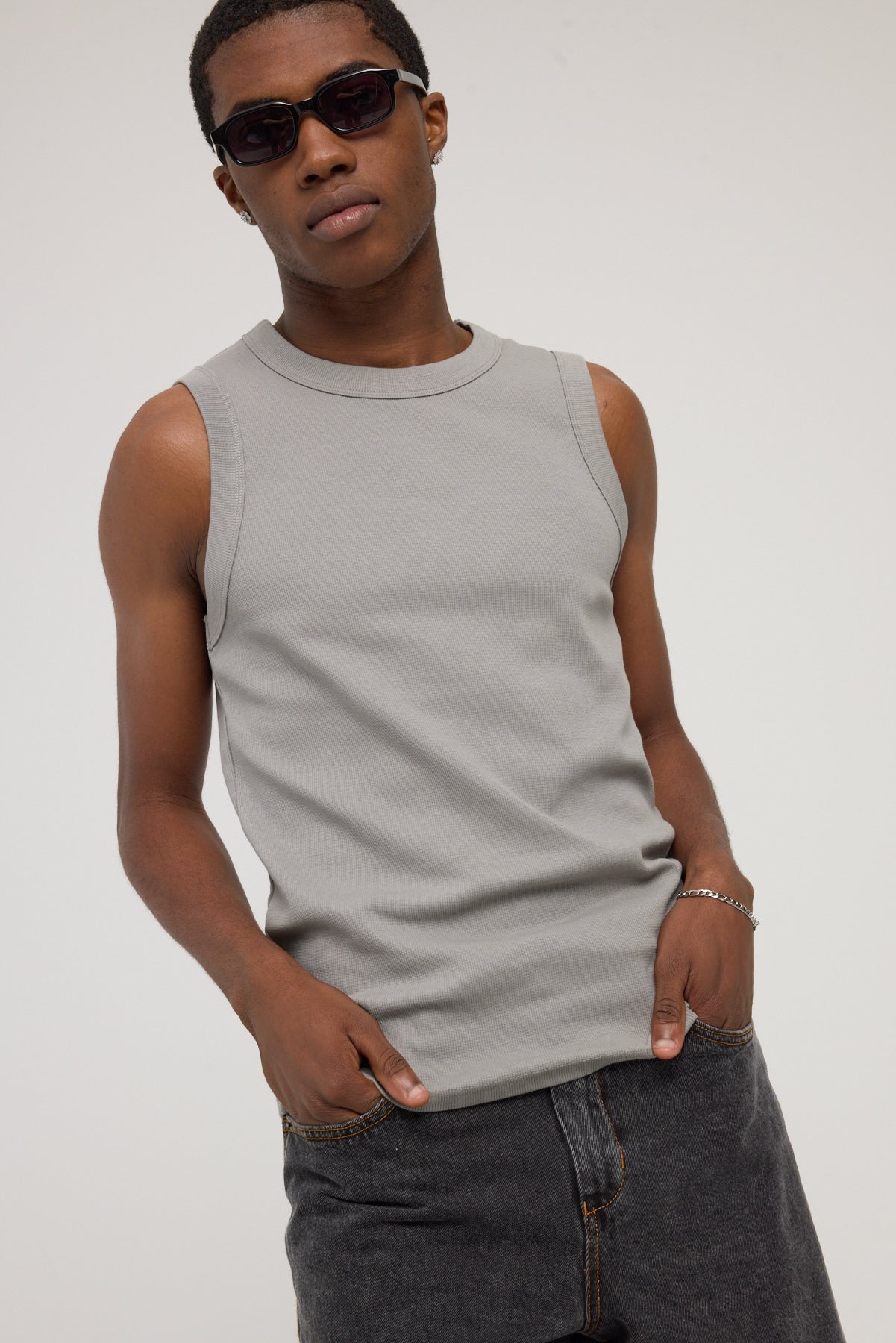 Neovision Bound High Neck Tank Space Grey