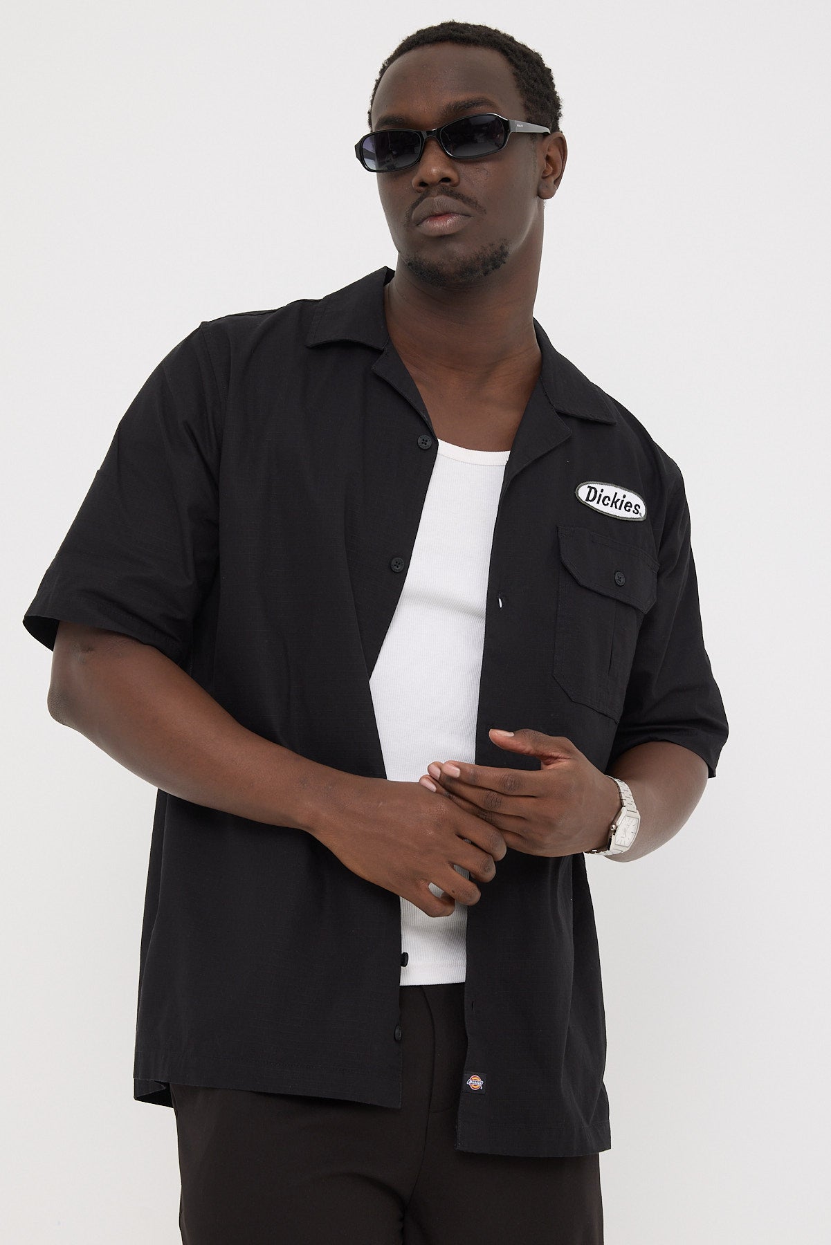 Dickies Bobby Ropstop Short Sleeve Shirt Black