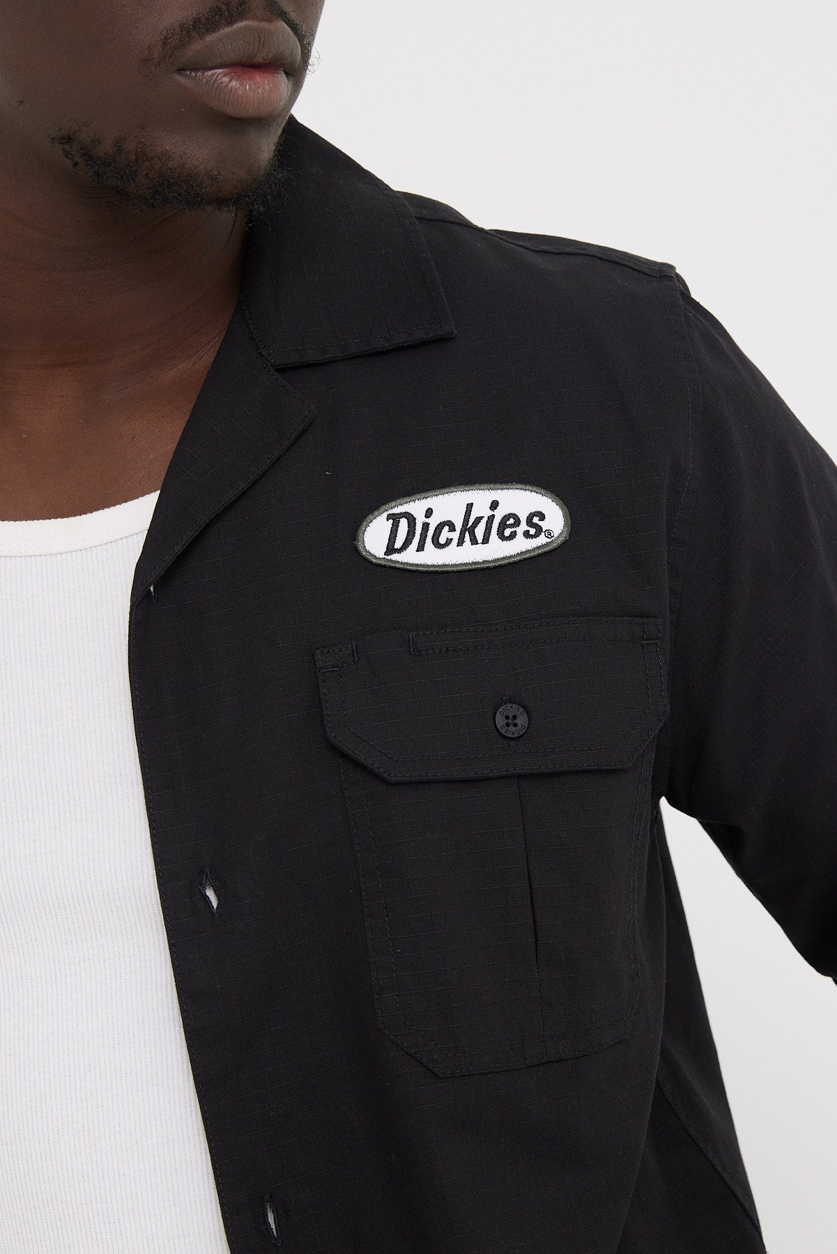 Dickies Bobby Ropstop Short Sleeve Shirt Black