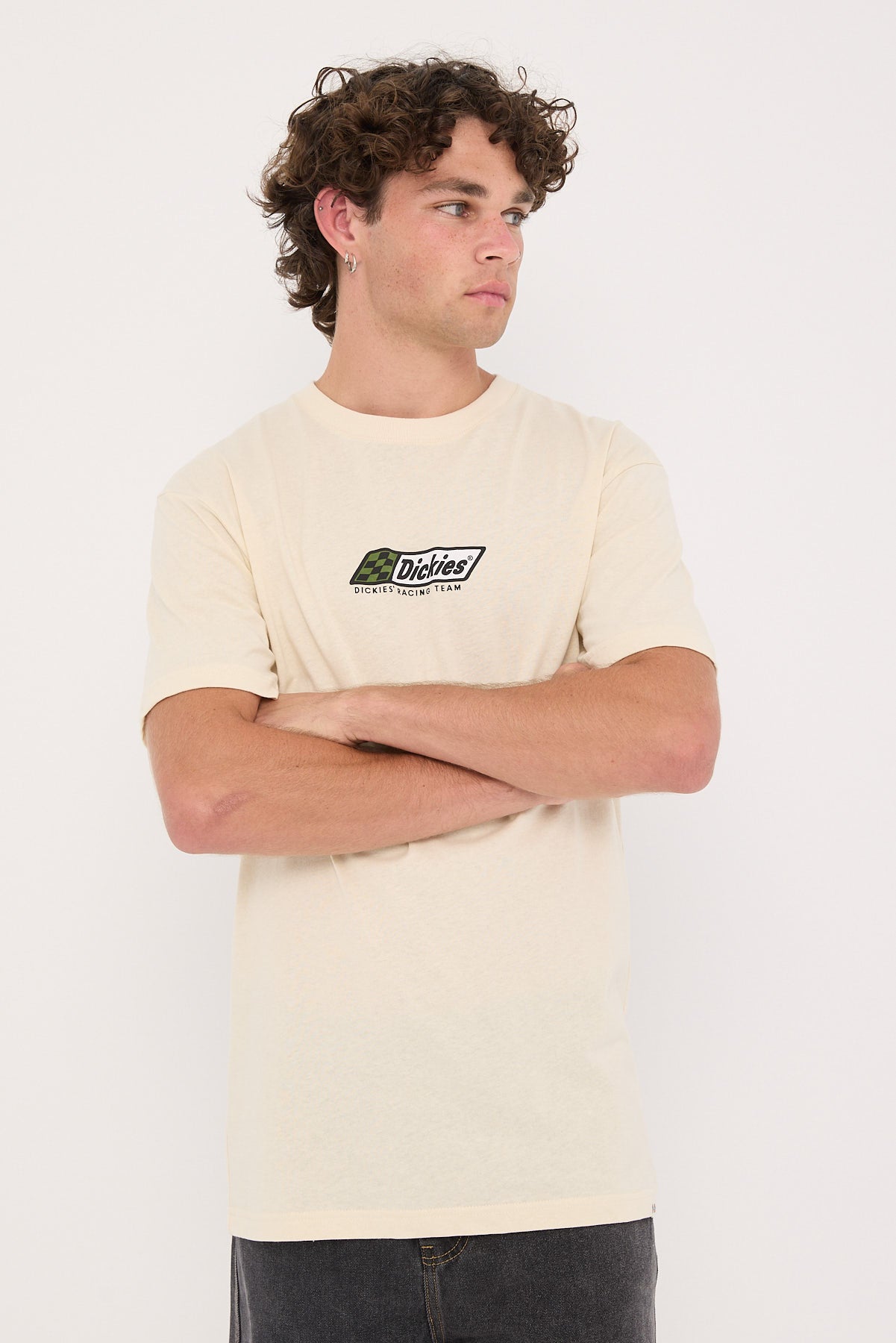 Dickies Dickies Racing Short Sleeve Tee Bone