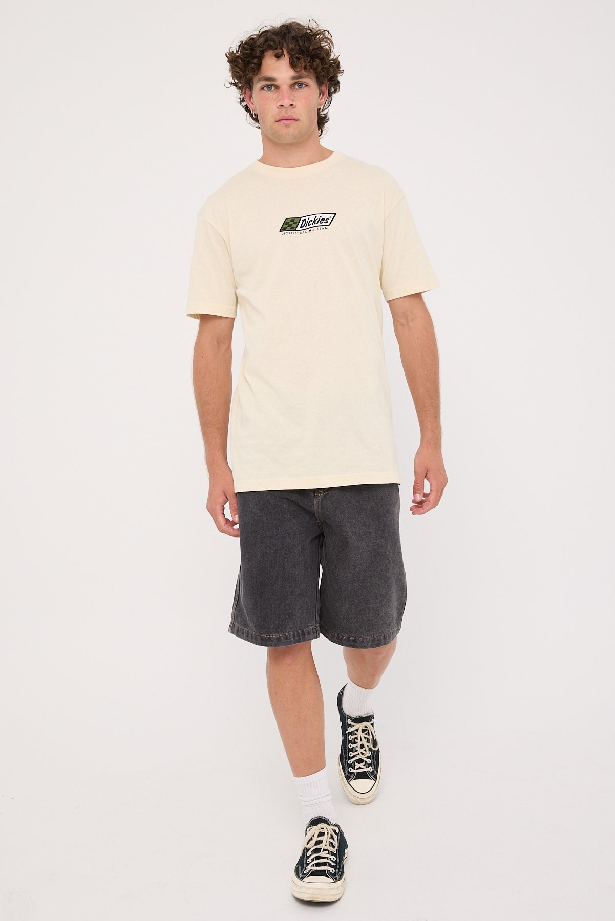 Dickies Dickies Racing Short Sleeve Tee Bone