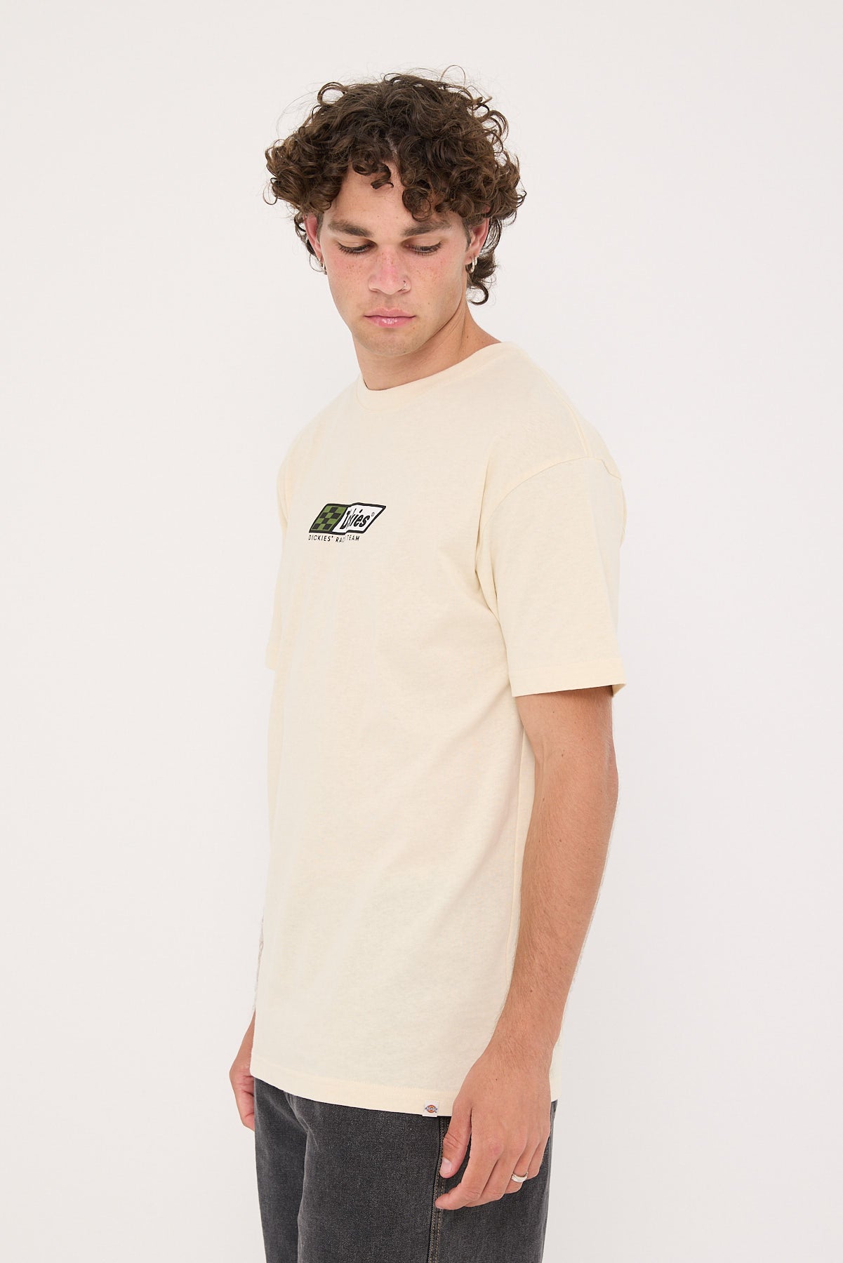 Dickies Dickies Racing Short Sleeve Tee Bone