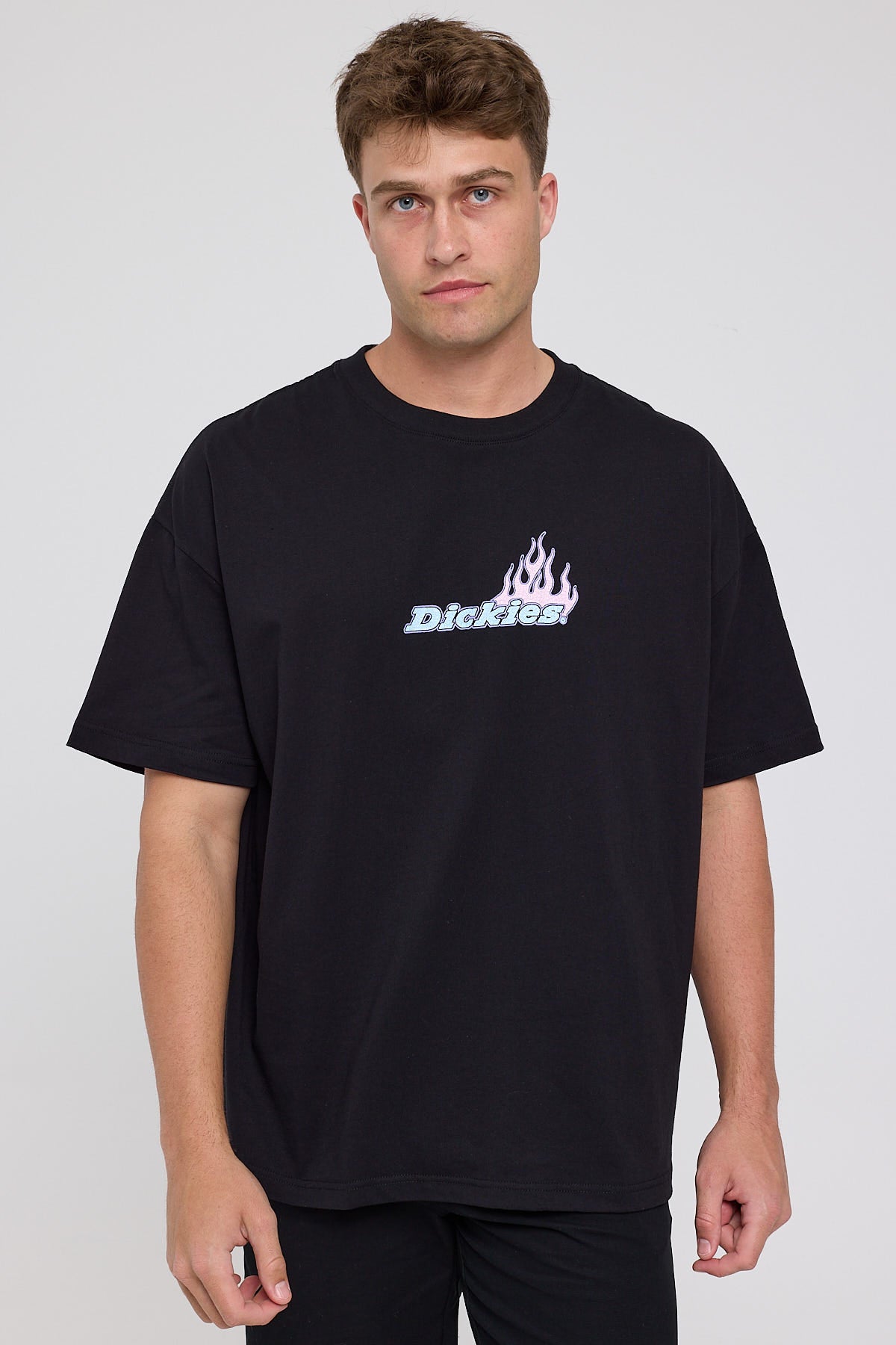 Dickies Flames 330 Tee Black