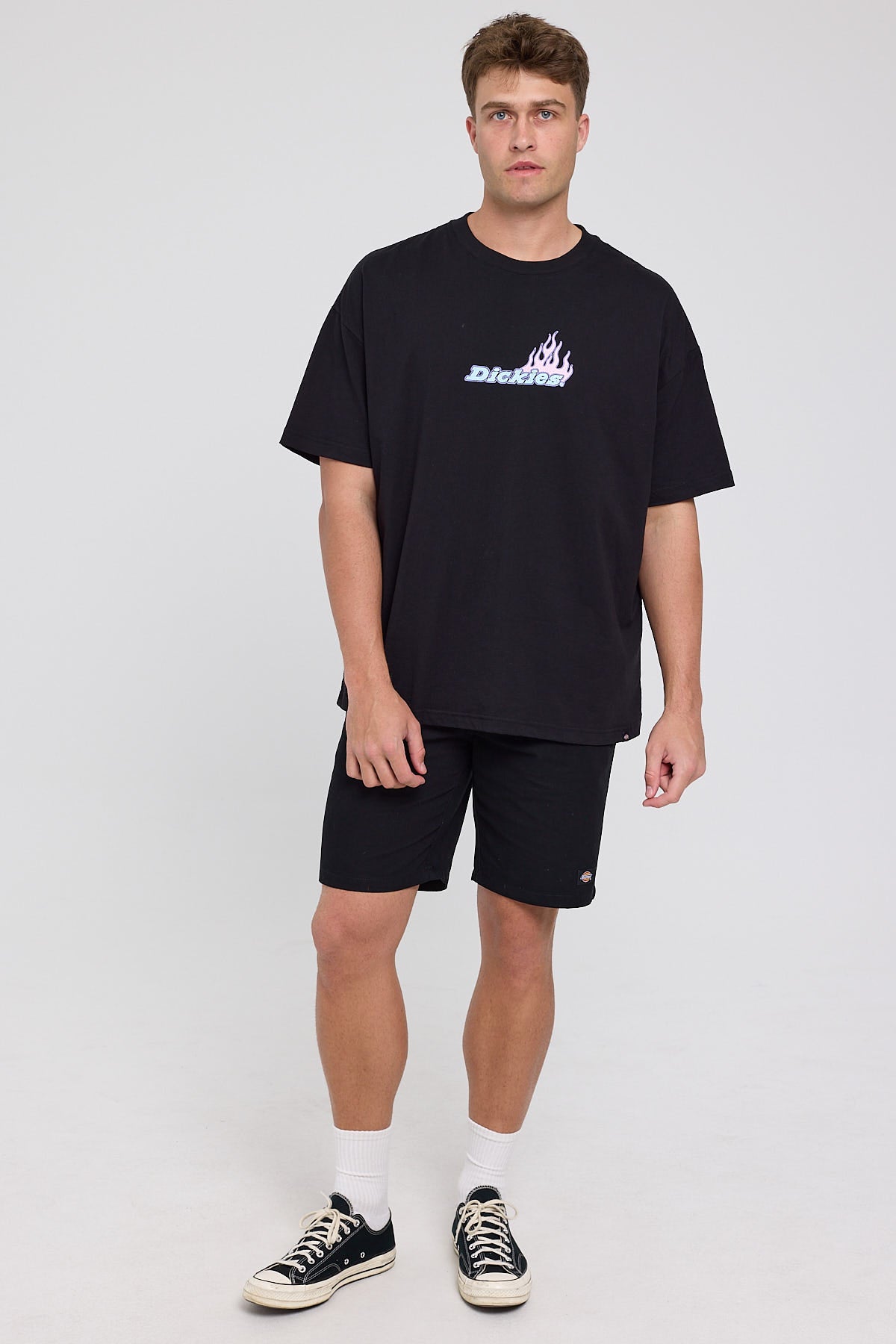 Dickies Flames 330 Tee Black