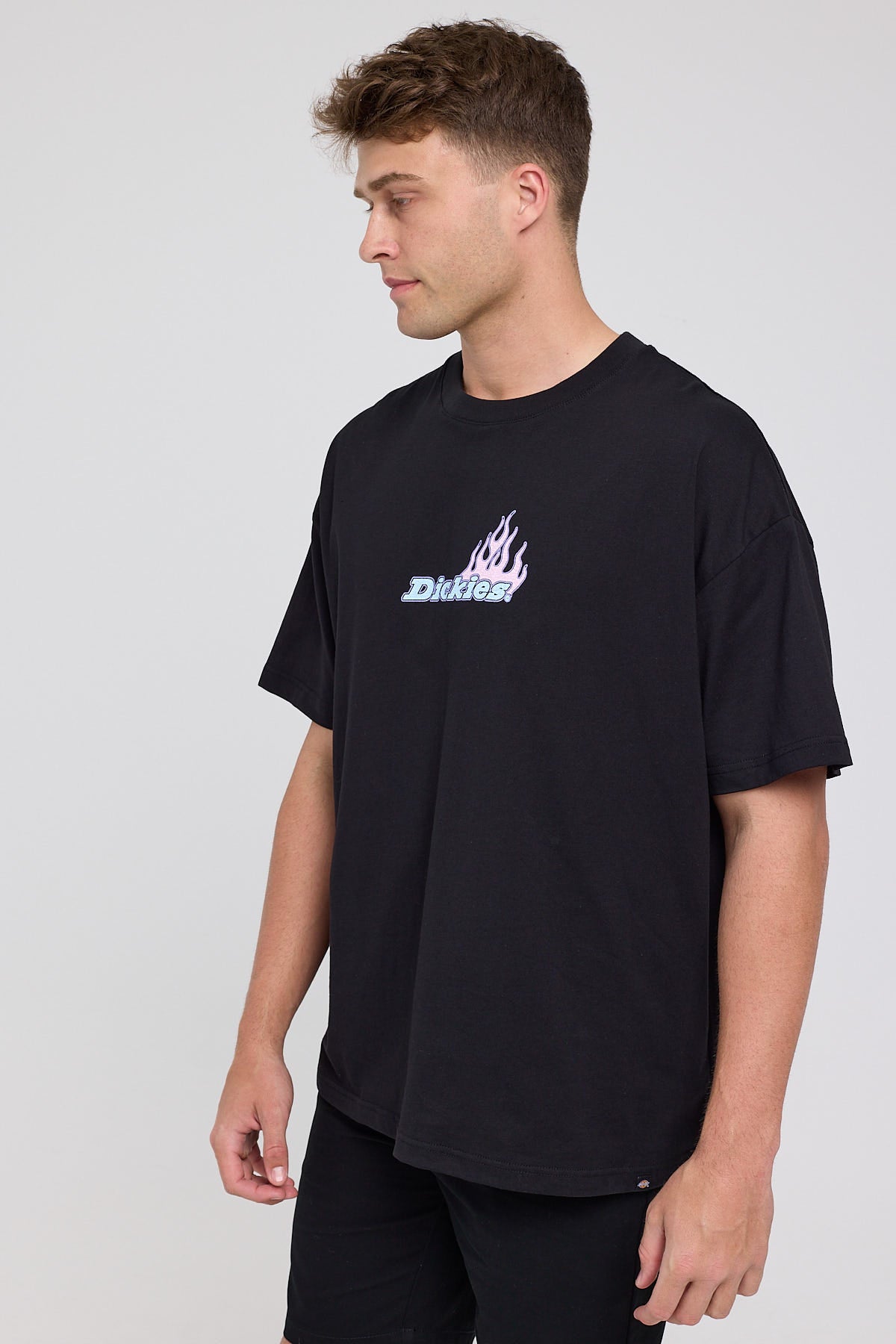 Dickies Flames 330 Tee Black