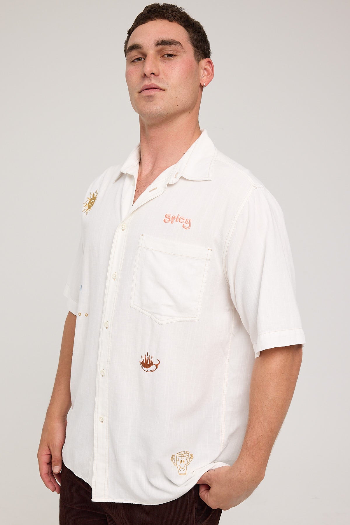 Barney Cools Spicy Shirt White