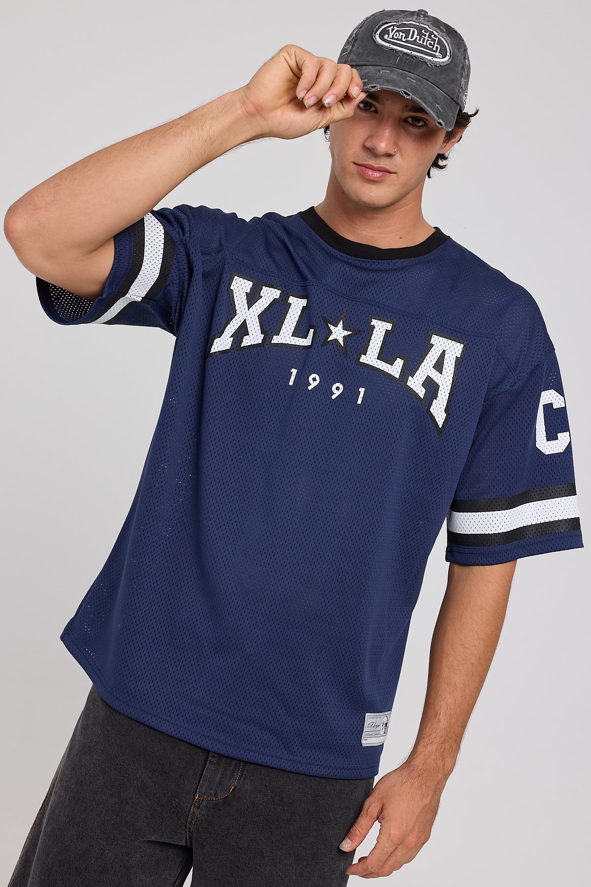 Xlarge XL LA Game SS Shirt Faded Denim