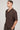 Common Need Austin Pleated Resort Shirt Dark Brown