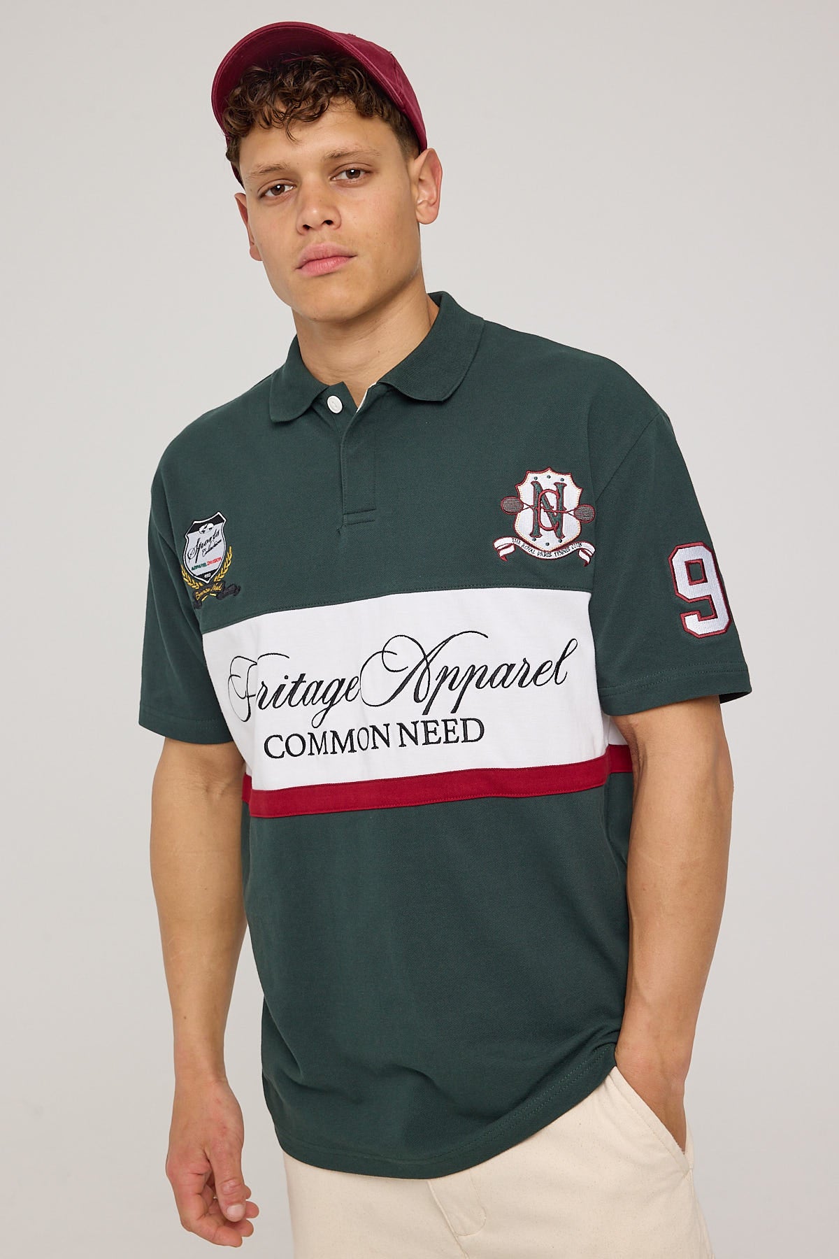 Common Need Beaumont Pique polo Green