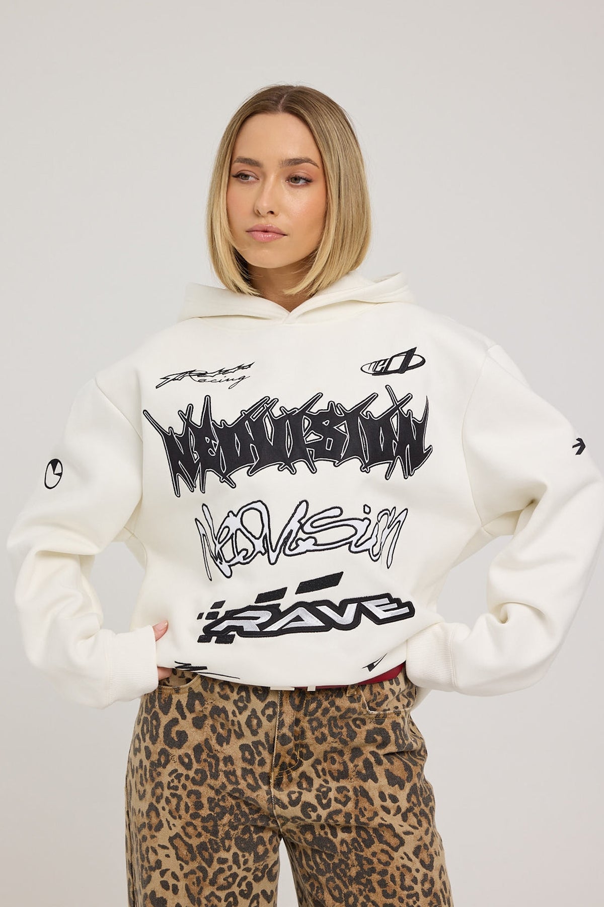 Neovision Unlimited Relaxed Hoodie White