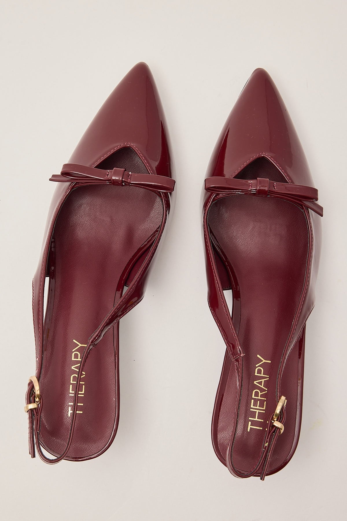 Therapy Beverly Patent Heel Cherry