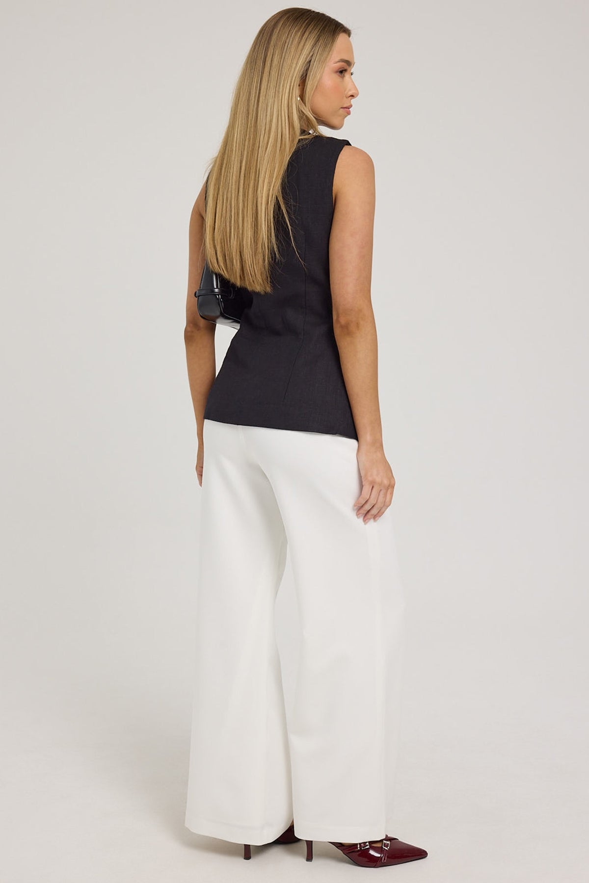 Perfect Stranger Raye High Waist Pant White