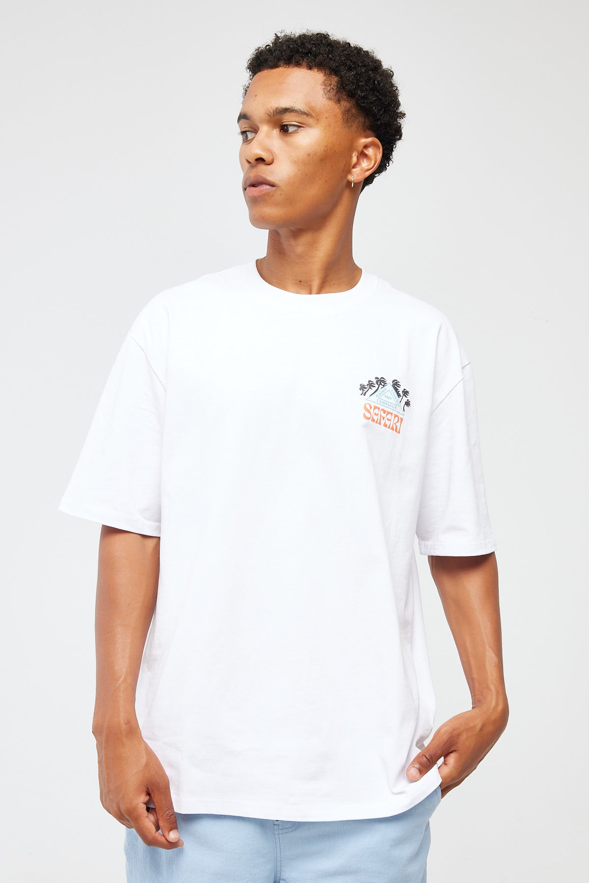 Barney Cools Safari Tee White White