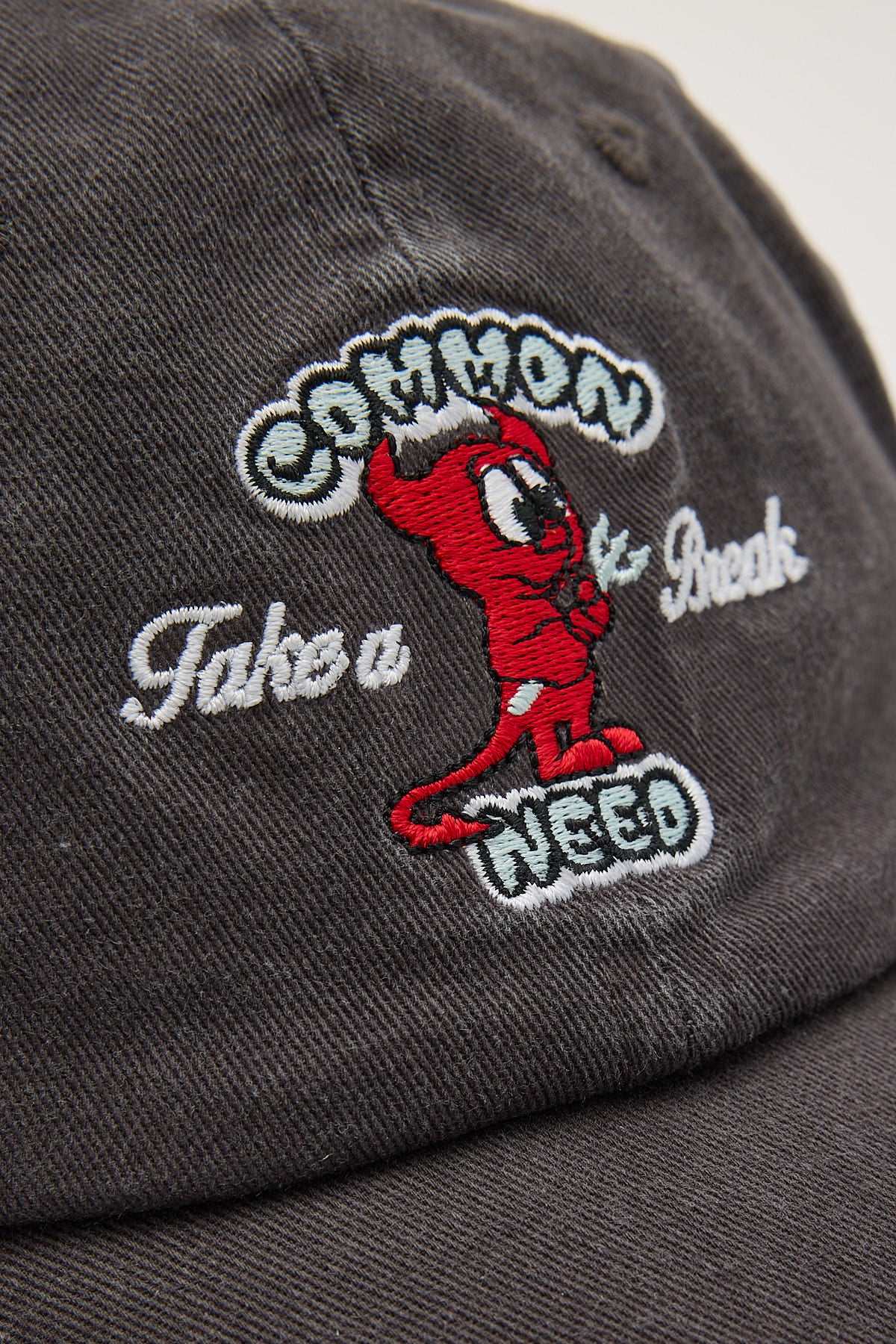 Common Need Devious Dad Cap Washed Black