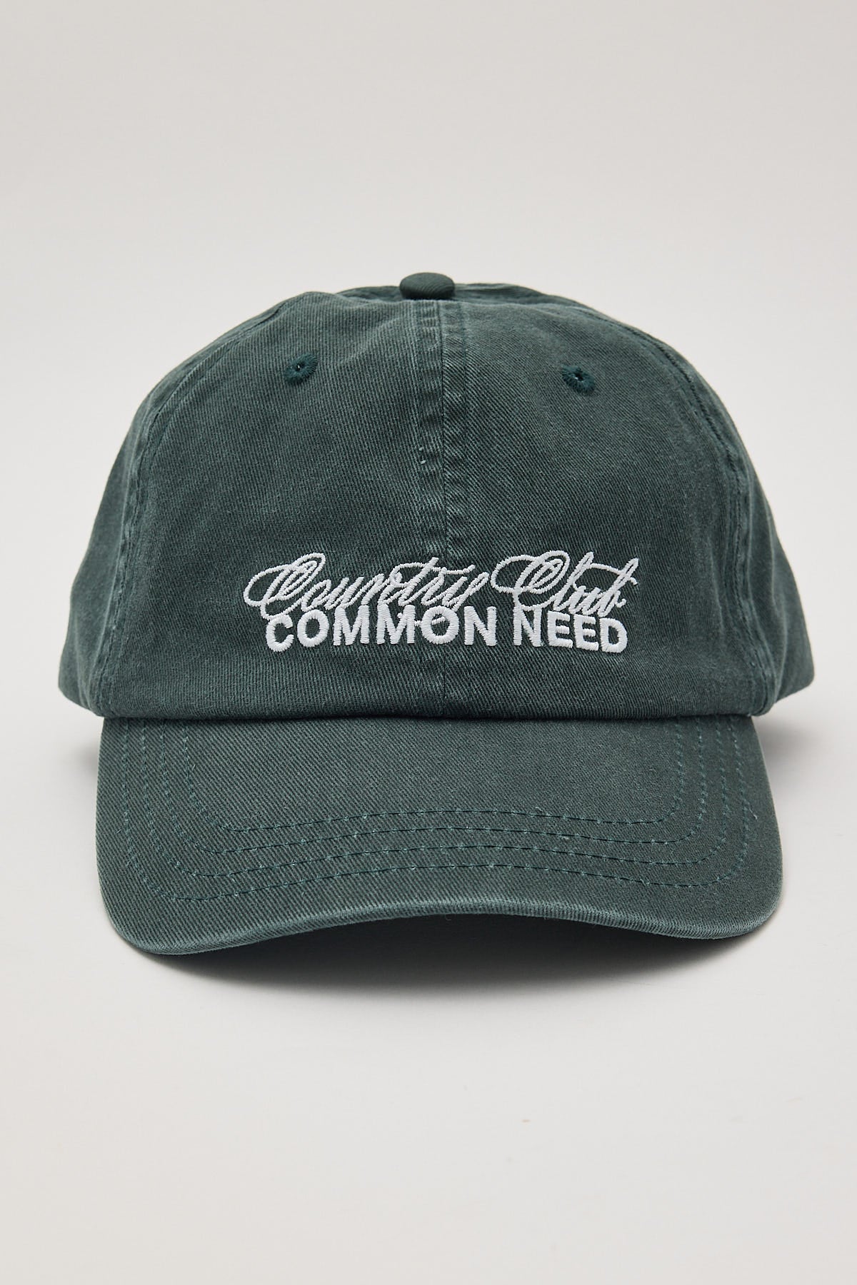 Common Need Royalty Dad Cap Washed Green