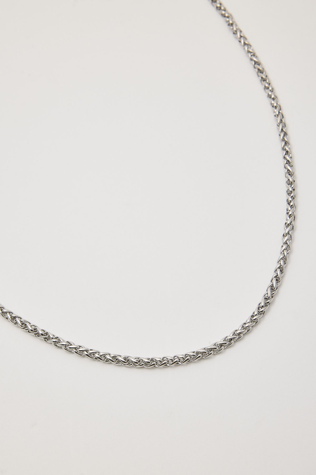 Common Need Wheat Chain Necklace Stainless Steel